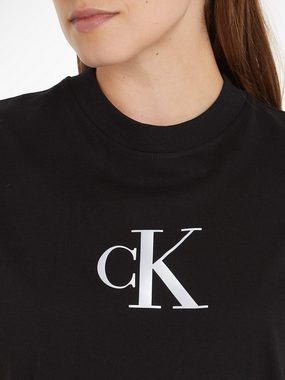 Calvin Klein Jeans Shirtkleid SATIN CK T-SHIRT DRESS mit Logomarkenlabel