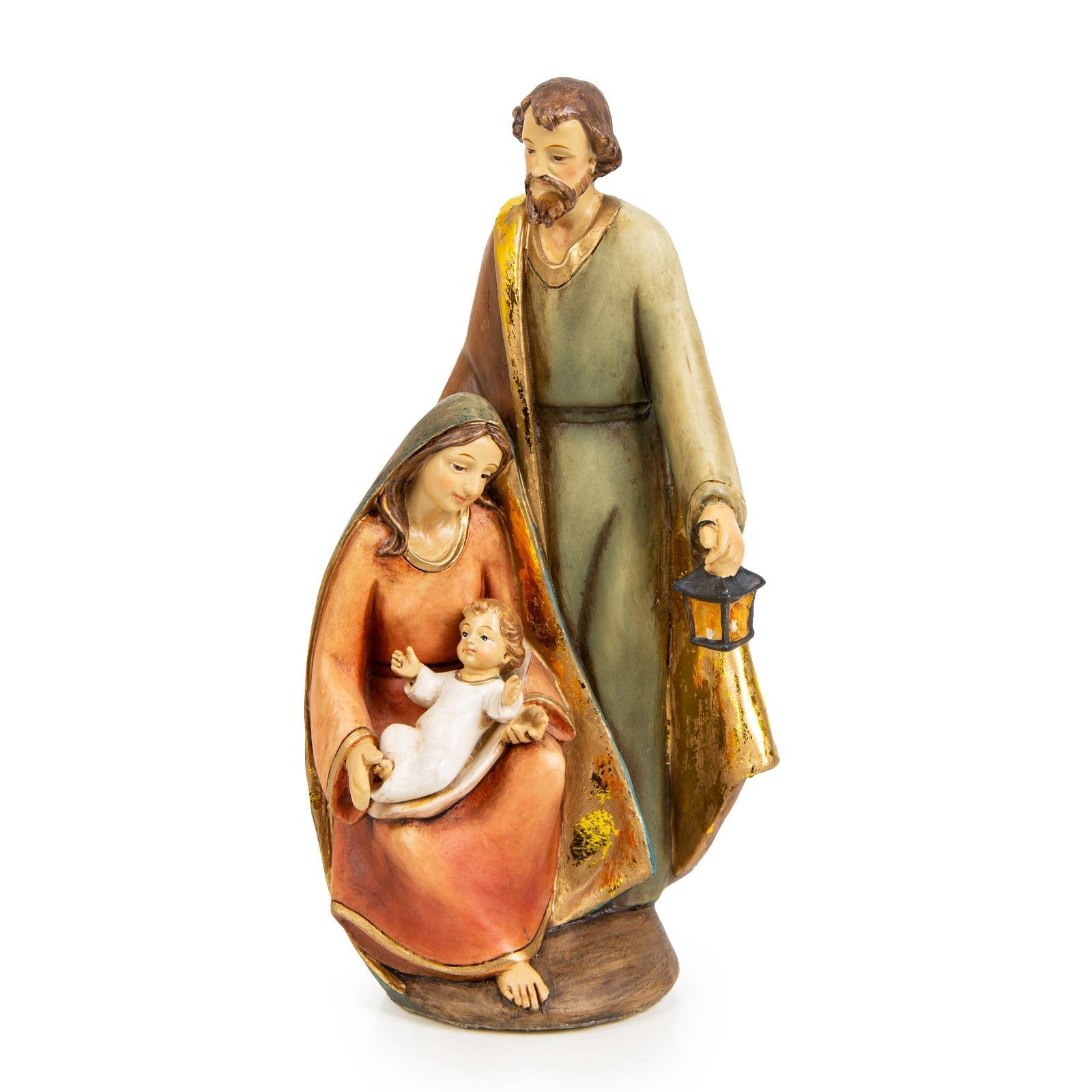 Logbuch-Verlag Krippen-Zubehör Weihnachtskrippe Heilige Familie - Maria Josef Jesus 19,5 cm