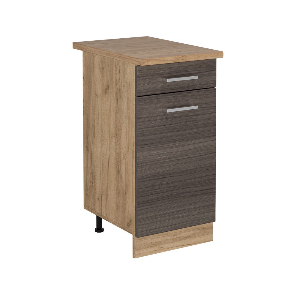 Vicco Unterschrank R-Line, Edelgrau/Goldkraft Eiche, 40 günstig online kaufen