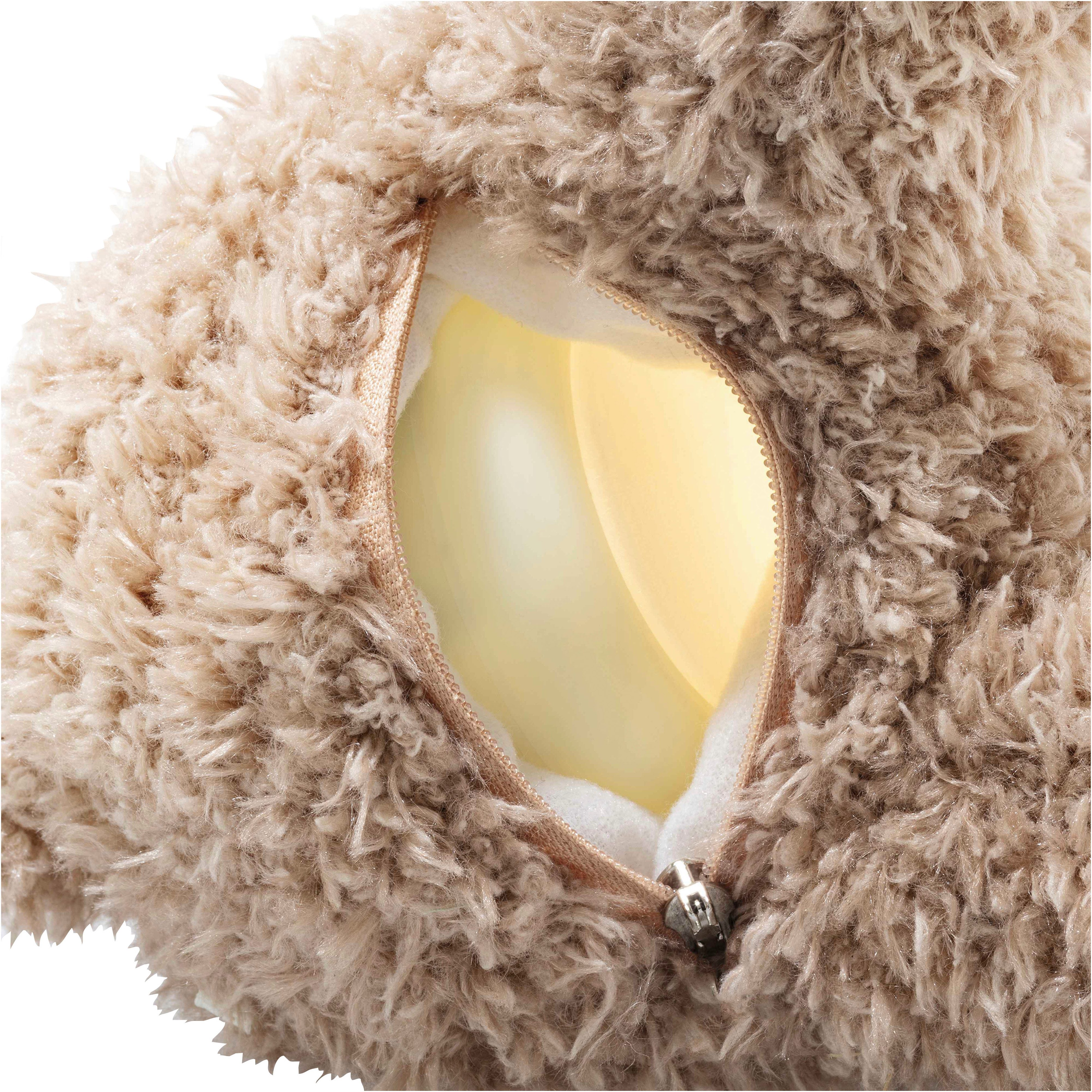 Steiff Kuscheltier Light at Night Caspar Teddybär sitzend, 28 cm, Nachtlicht