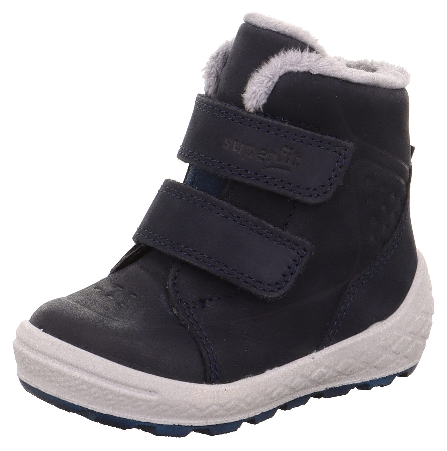 Superfit GROOVY 2.0, WMS: mittel Klettstiefel Snowboots mit Schurwolle, Größenschablone zum Download