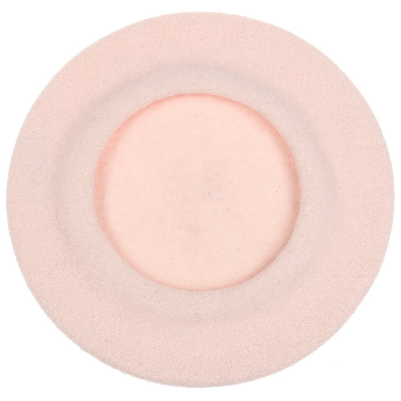 Seeberger Baskenmütze (1-St) Wollbaske rosa