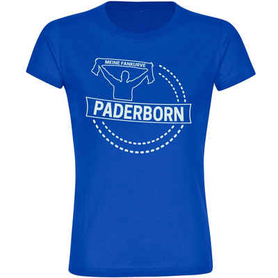 multifanshop T-Shirt Damen Paderborn - Meine Fankurve - Frauen