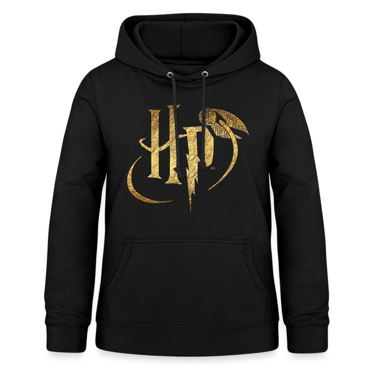 Spreadshirt Hoodie Harry Potter HP Logo Damen Hoodie (1-tlg) günstig online kaufen