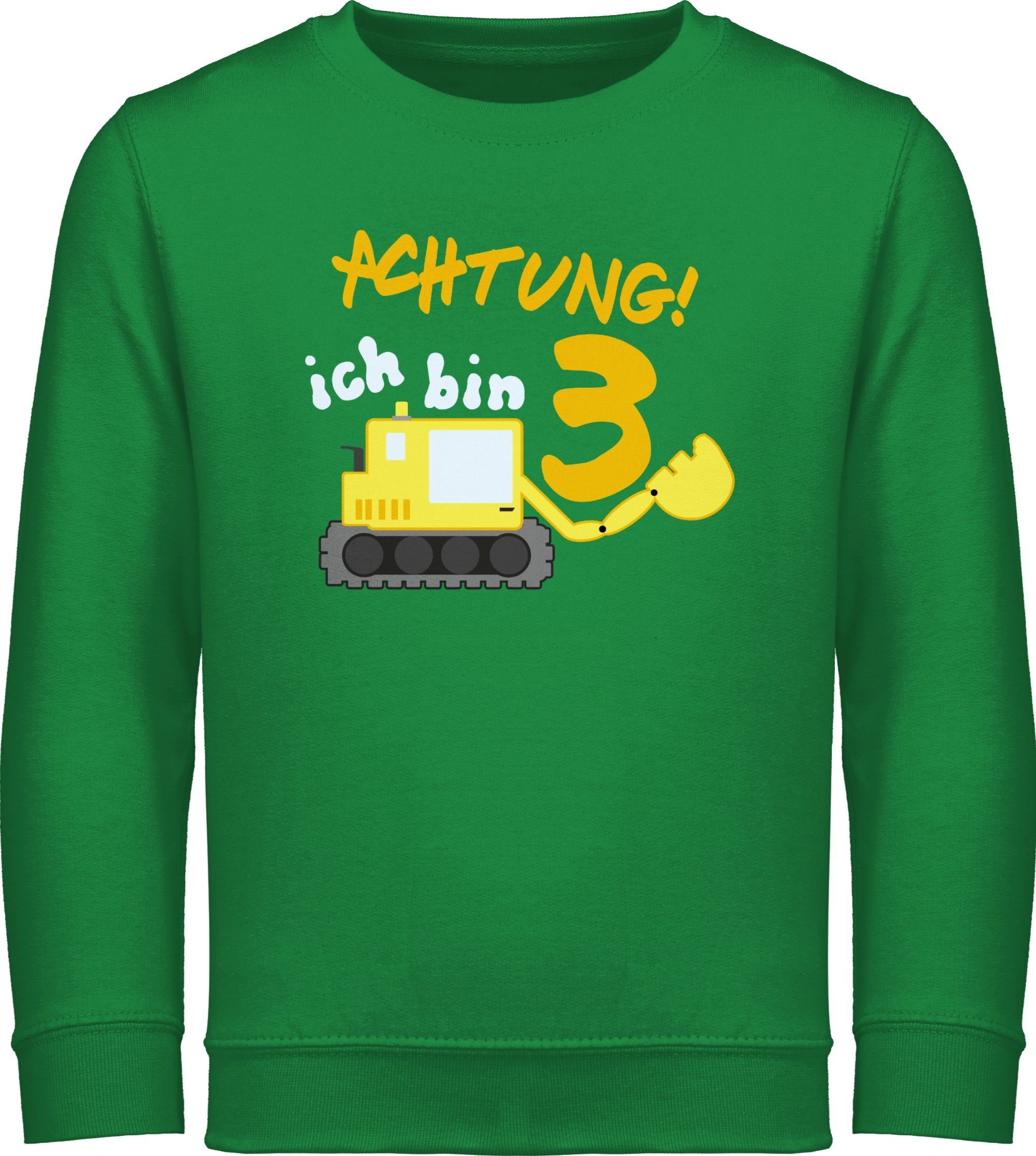Sweatshirt Ich bin drei Bagger
