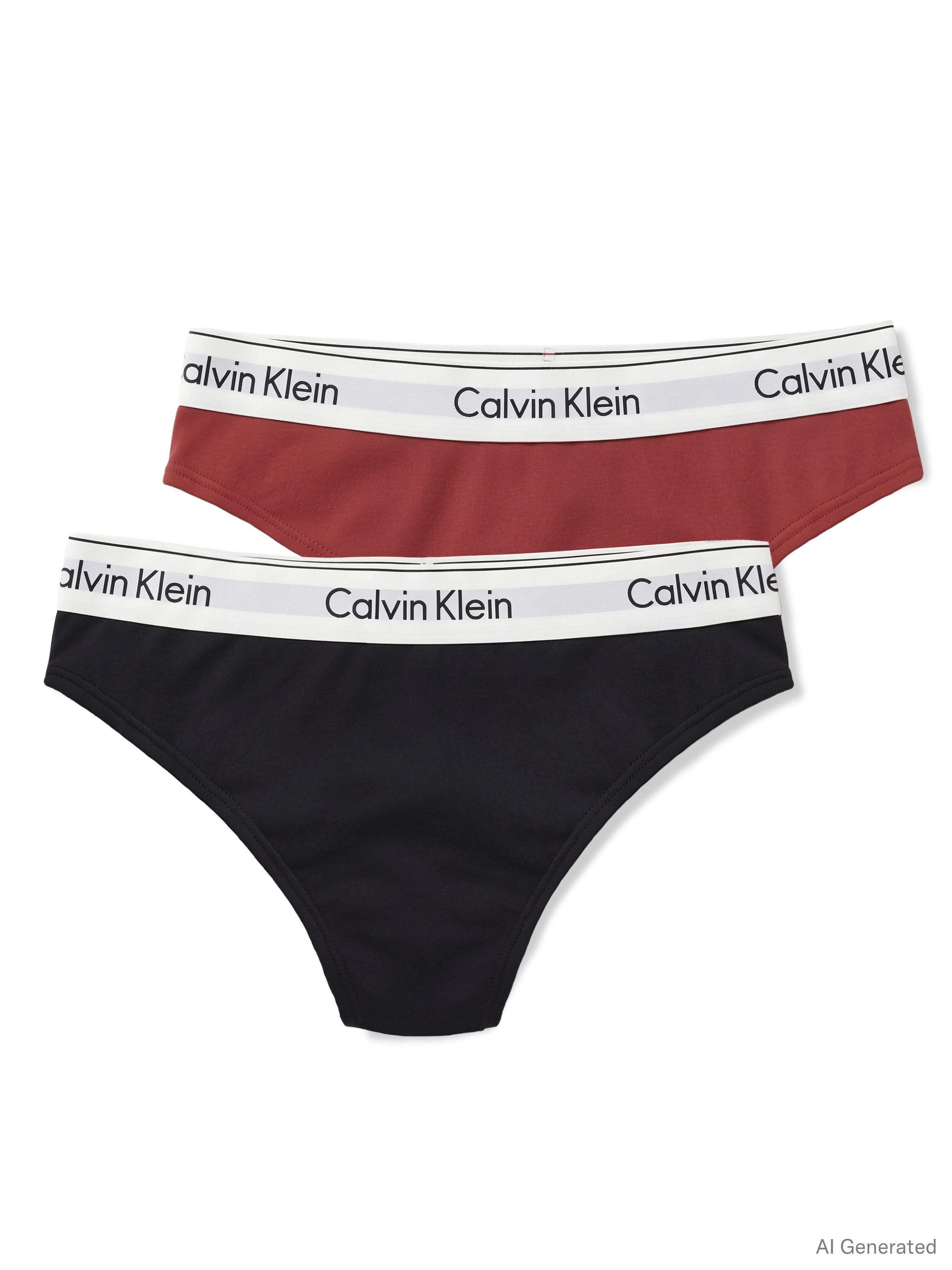 Calvin Klein Underwear Tanga THONG 2PK (Packung, 2er-Pack) Körpernahe Passform mit elastischem Bund