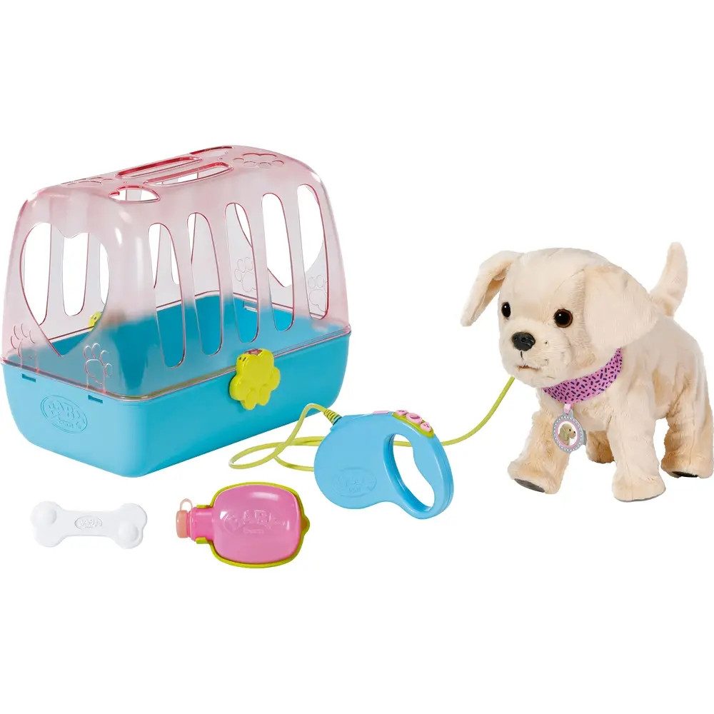 Zapf Creation® Puppen Accessoires-Set BABY born Mein Hund Lucky mit Box