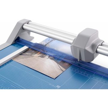 DAHLE Papierschneidegerät 552 - Schneidemaschine - autom Pressung - Stahl - blau/grau
