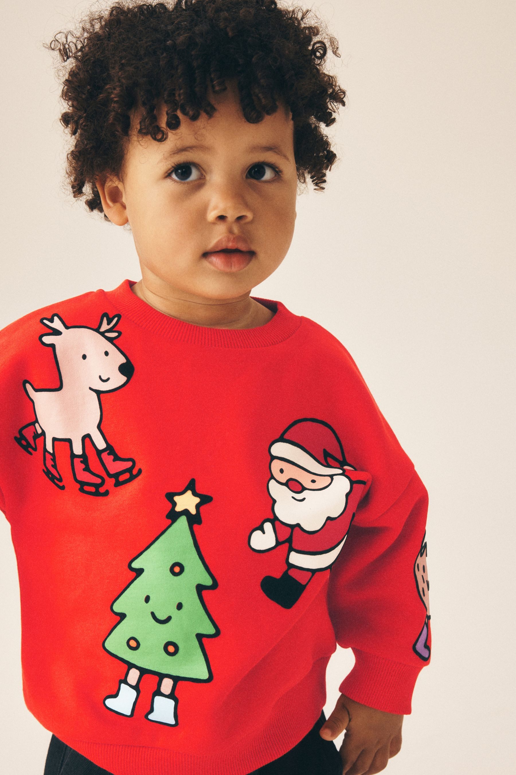 Next Sweater Rundhals-Sweatshirt mit Rücken-Print (1-tlg) – Bild 3 von 5