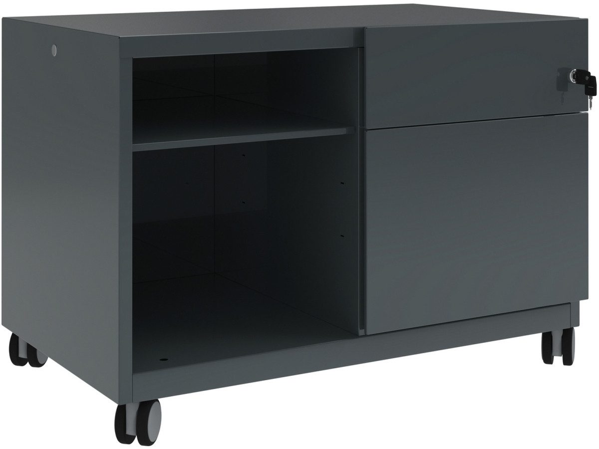 Bisley Container Rollschrank Note Caddy Schubladen rechts Rollschrank Note HxBxT 563x8