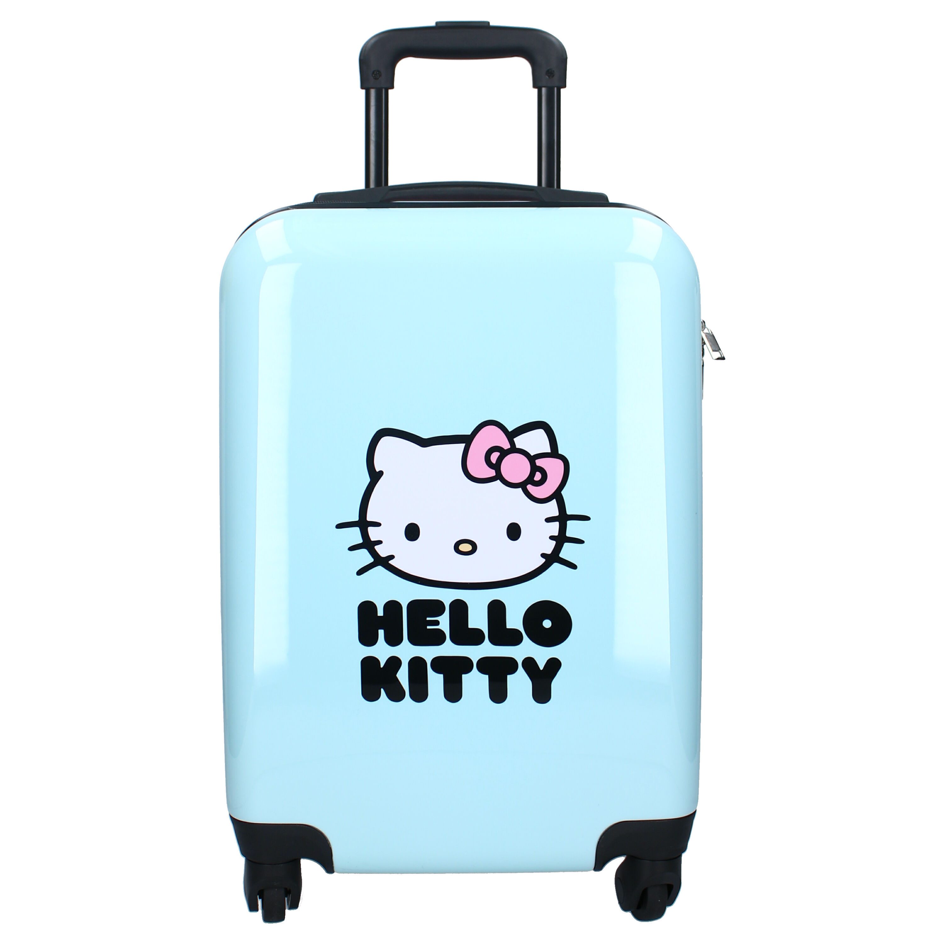 Hello Kitty Trolley Hello Kitty 2 tlg. Set Trolley Koffer Reisekoffer Alu Trinkflasche, 4 Rollen