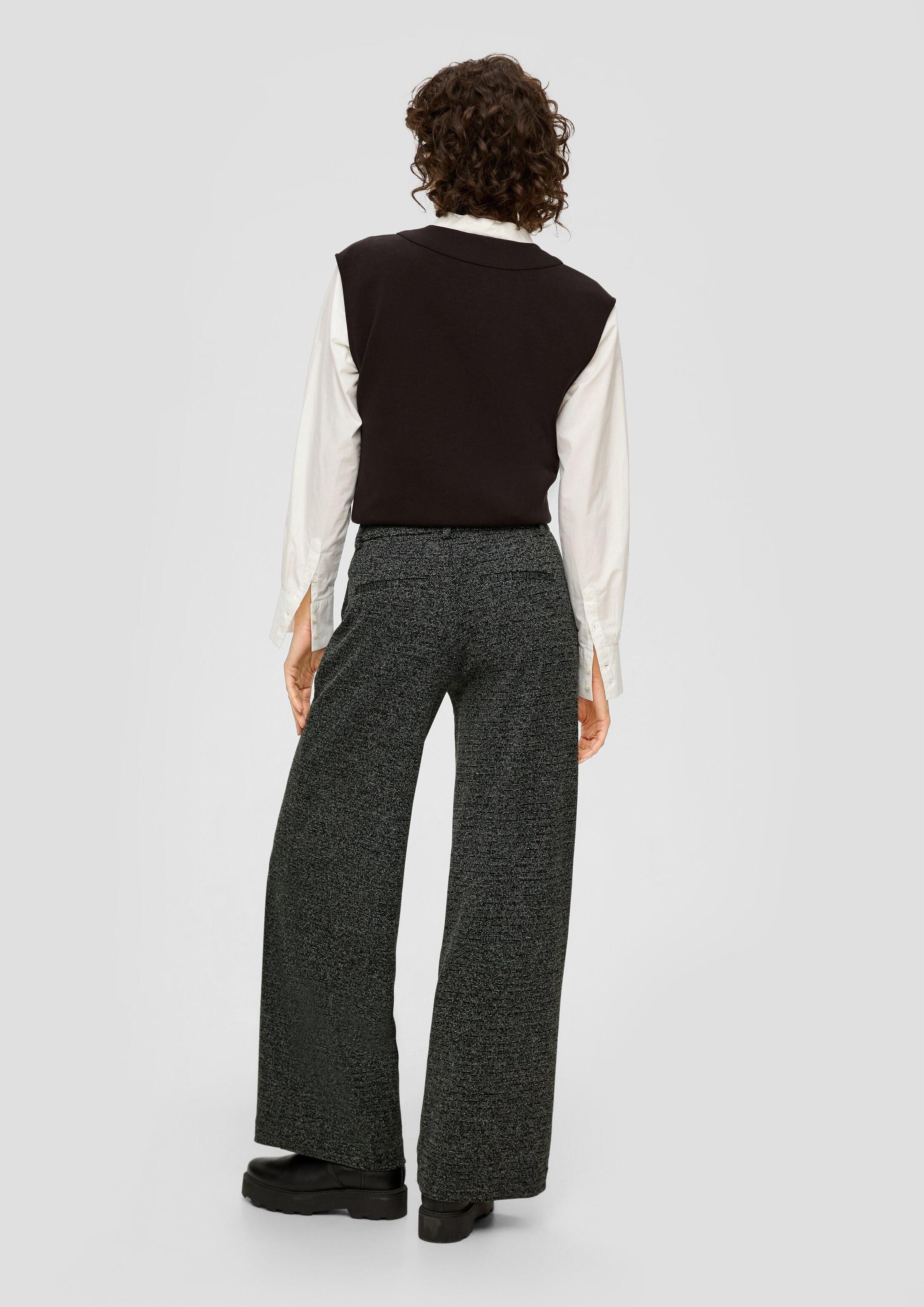 s.Oliver Chinos Hose Regular: Hose mit Wide Palazzo Leg