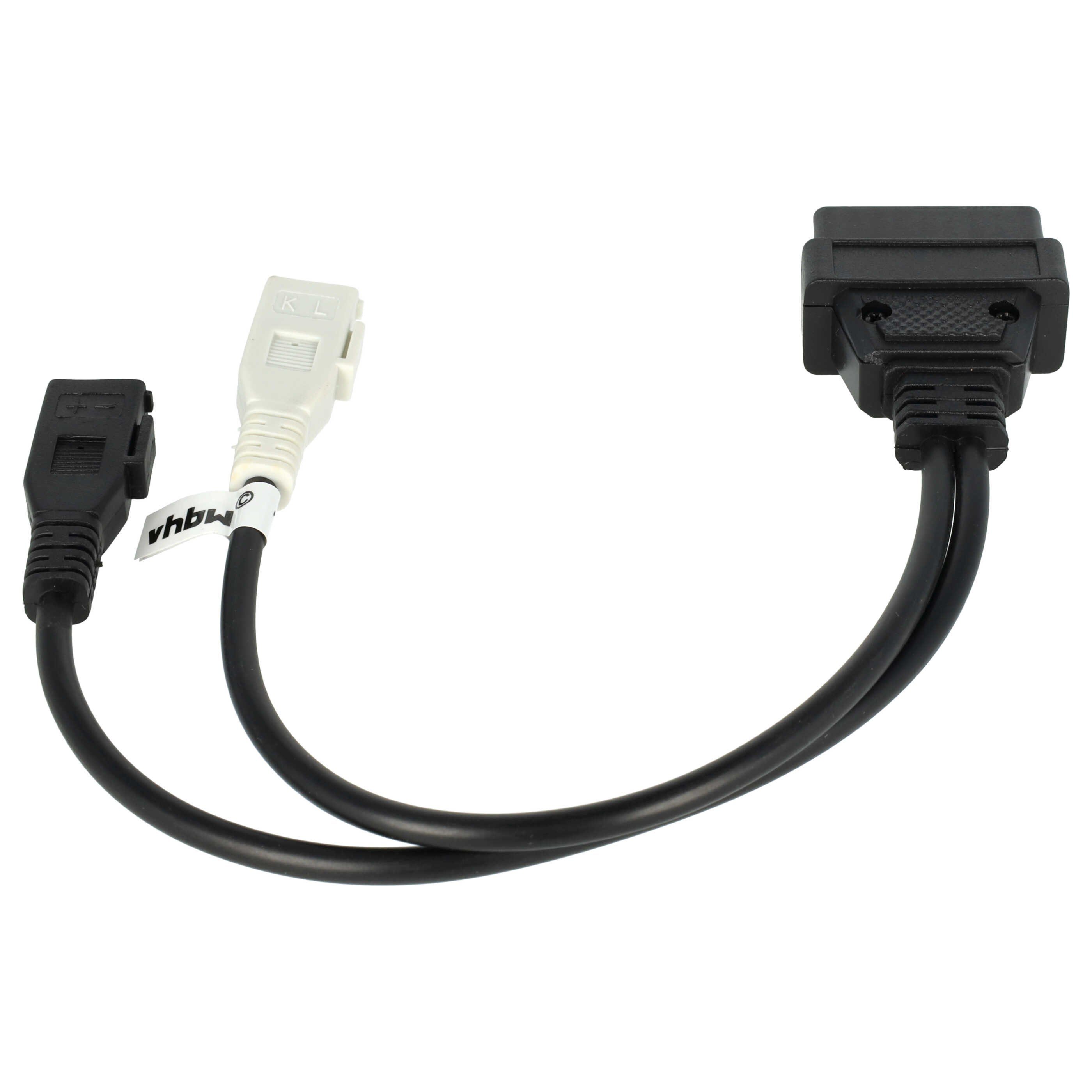 vhbw passend für Audi 80, A6 C4, 100 C4, B4, B3, Coupe, Cabrio Computer-Kabel