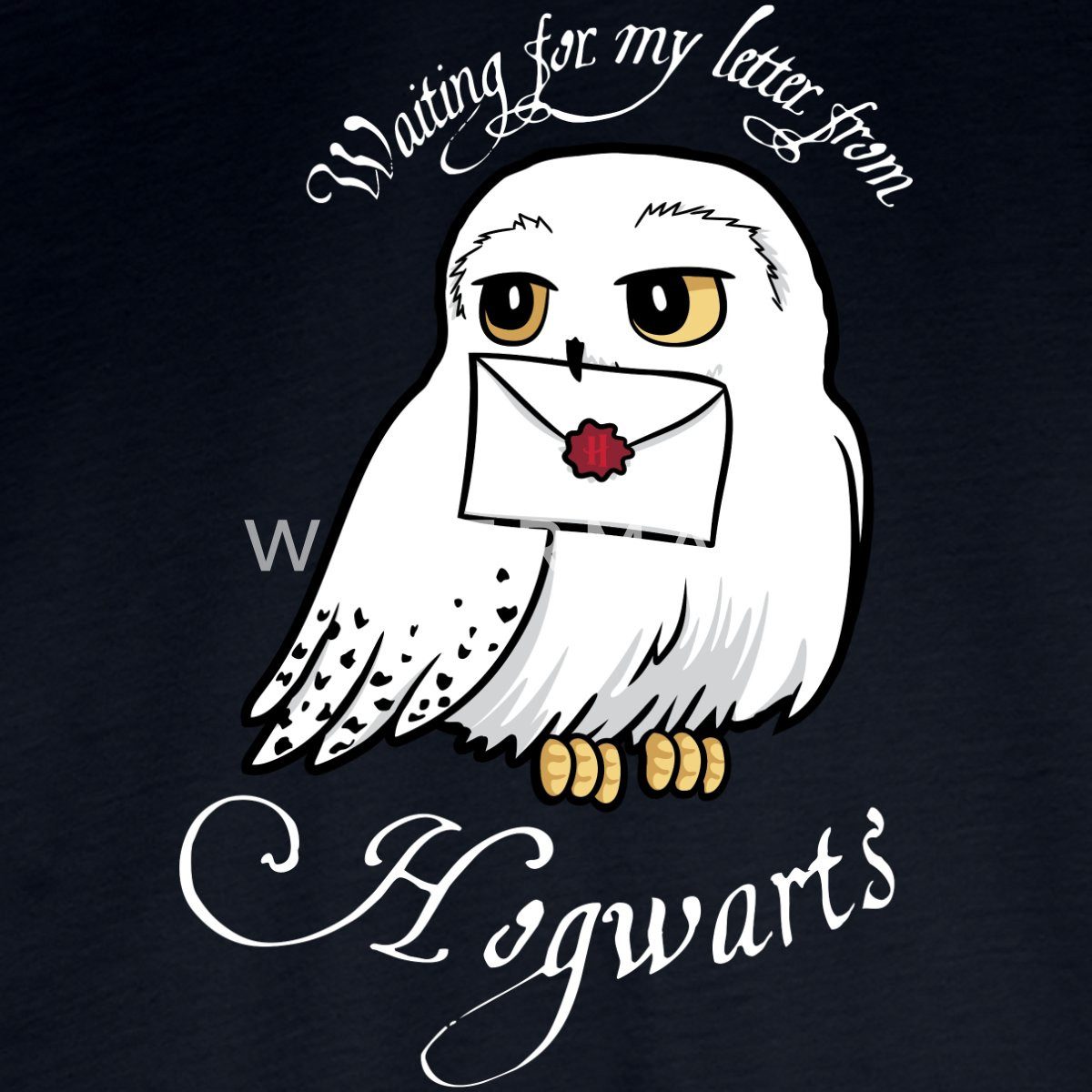 Spreadshirt T-Shirt Harry Potter Hedwig Brief Kinder Premium Langarmshirt (1-tlg)