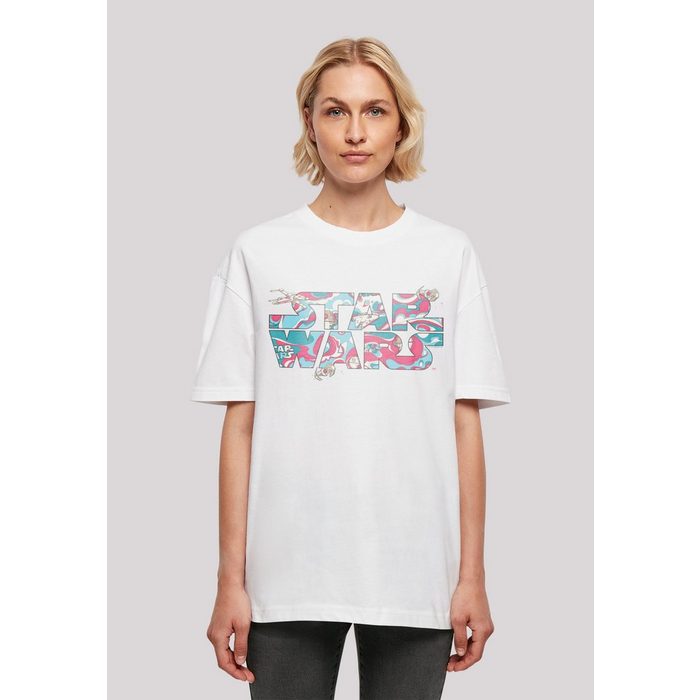 F4NT4STIC T-Shirt Star Wars Wavy Ship Logo