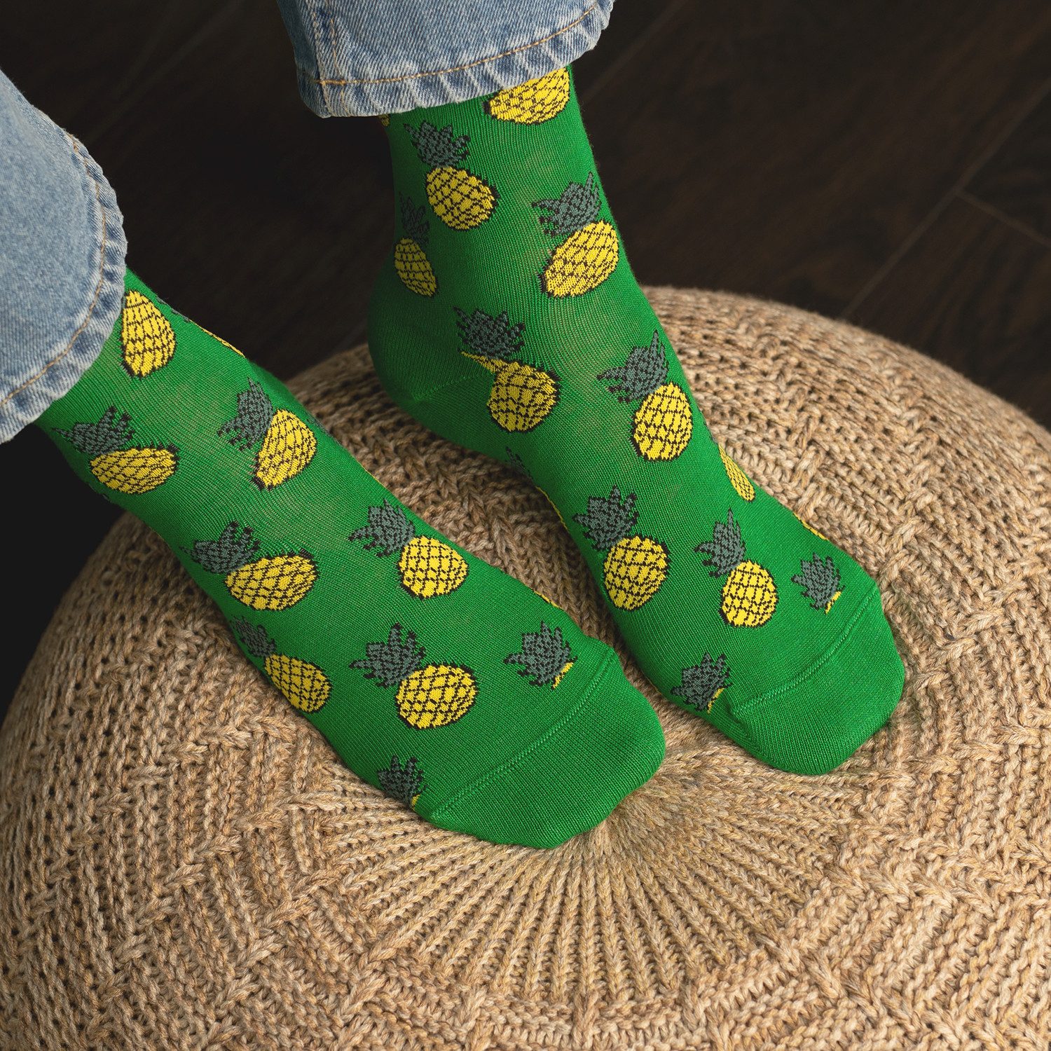 Footstar Basicsocken Damen/Herren Bunte Motiv Socken Funny Baumwollsocken