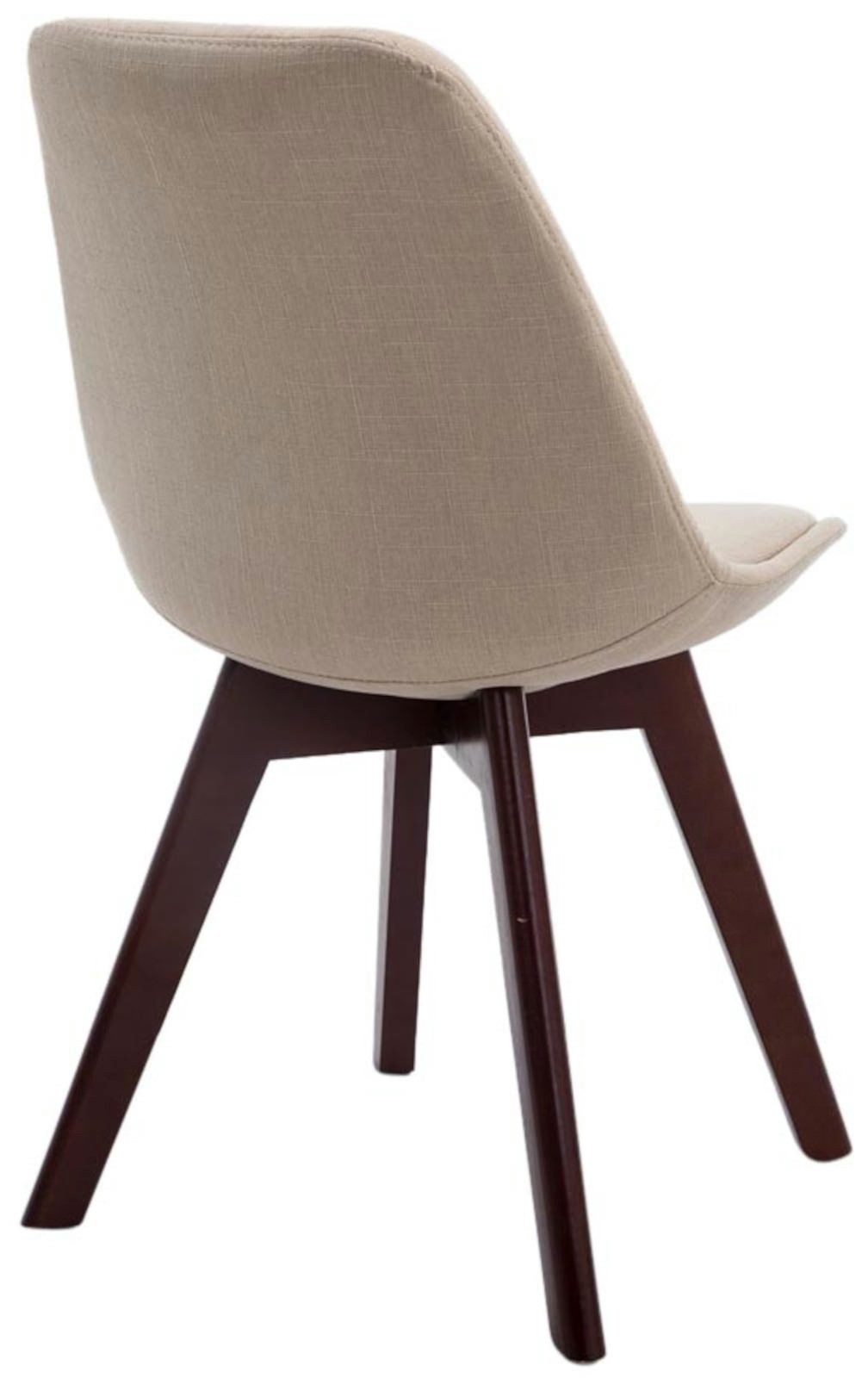 TPFLiving Besucherstuhl Bornova Two (Pflegeleichte Oberflächen & robuste Materialien, 4 St), Maße (TxBxH): 55 x 48 x 84cm - Farbe: creme