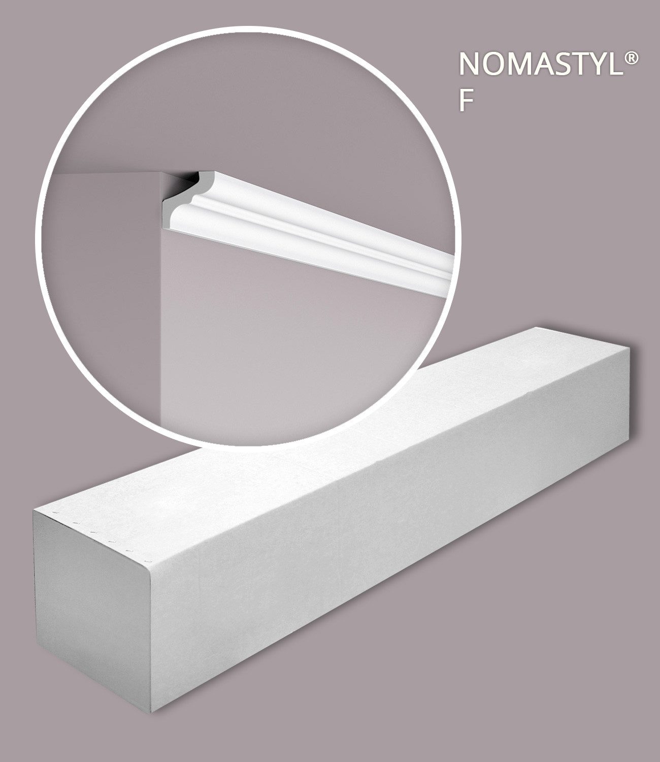 NOËL & MARQUET by nmc Deckenleiste NMC F-box-10 Eckleisten 1 Karton SET mit 10 Stuckleisten 20 m, kleben, Extrudiertes Polystyrol (LDPS), 10-St., 1 x Karton SET, Eckleisten 1 Karton SET mit 10 Stuckleisten 20 m