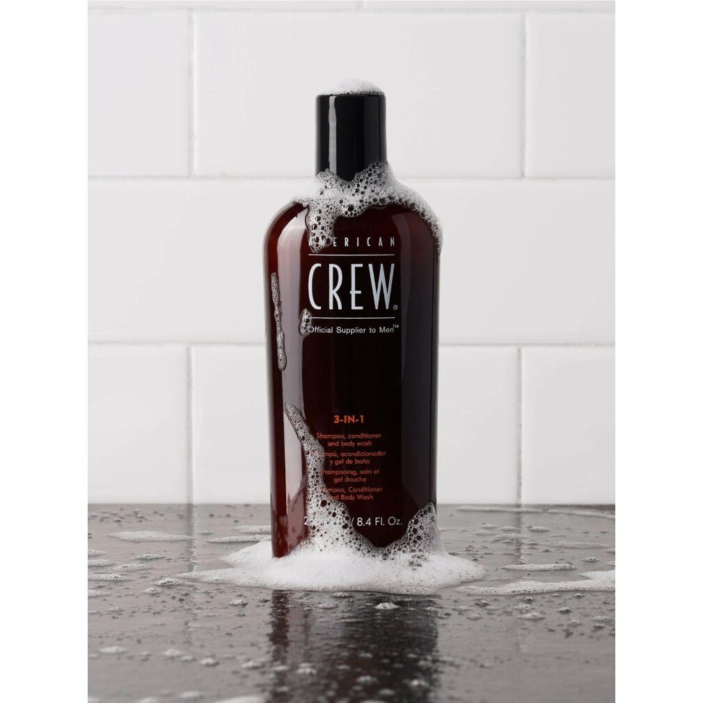 American Crew Haarshampoo Classic 3in1 Shampoo, Spülung und Körperreinigung
