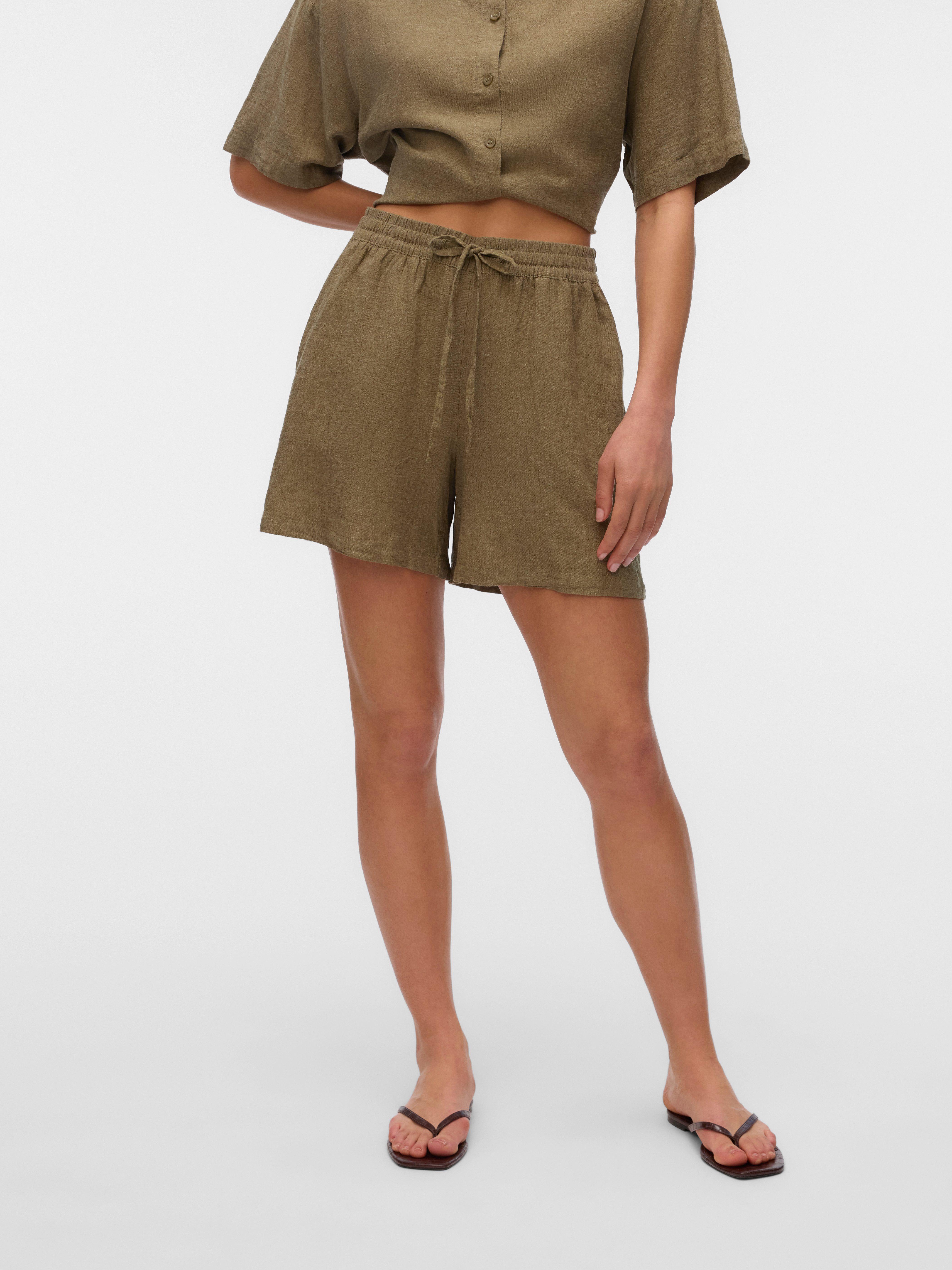Vero Moda Shorts VMLINN LINEN SHORTS günstig online kaufen