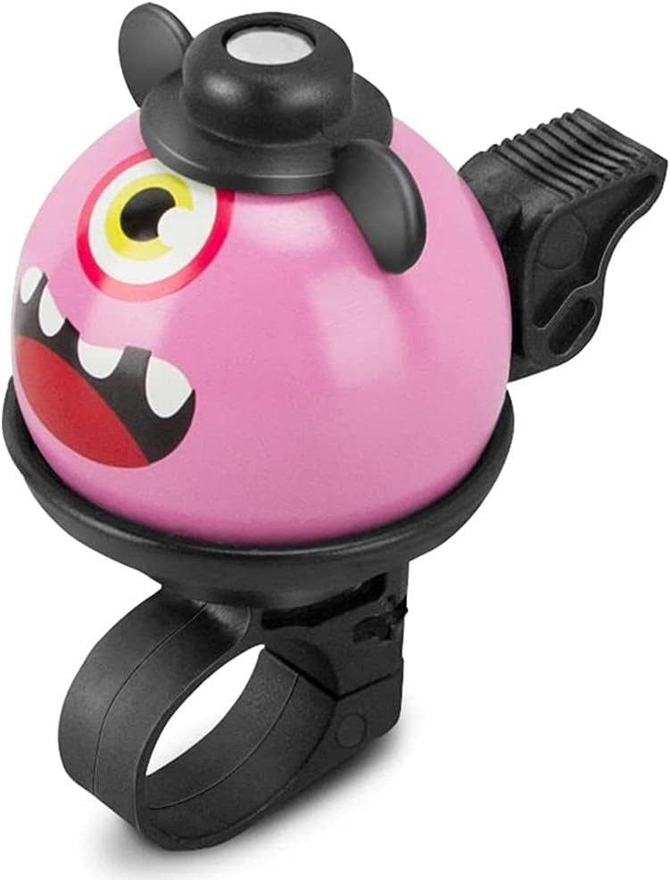 NG Sports Fahrradklingel NG Sports Kindsee Klingel, Monster Edition, Pink, Ø40mm