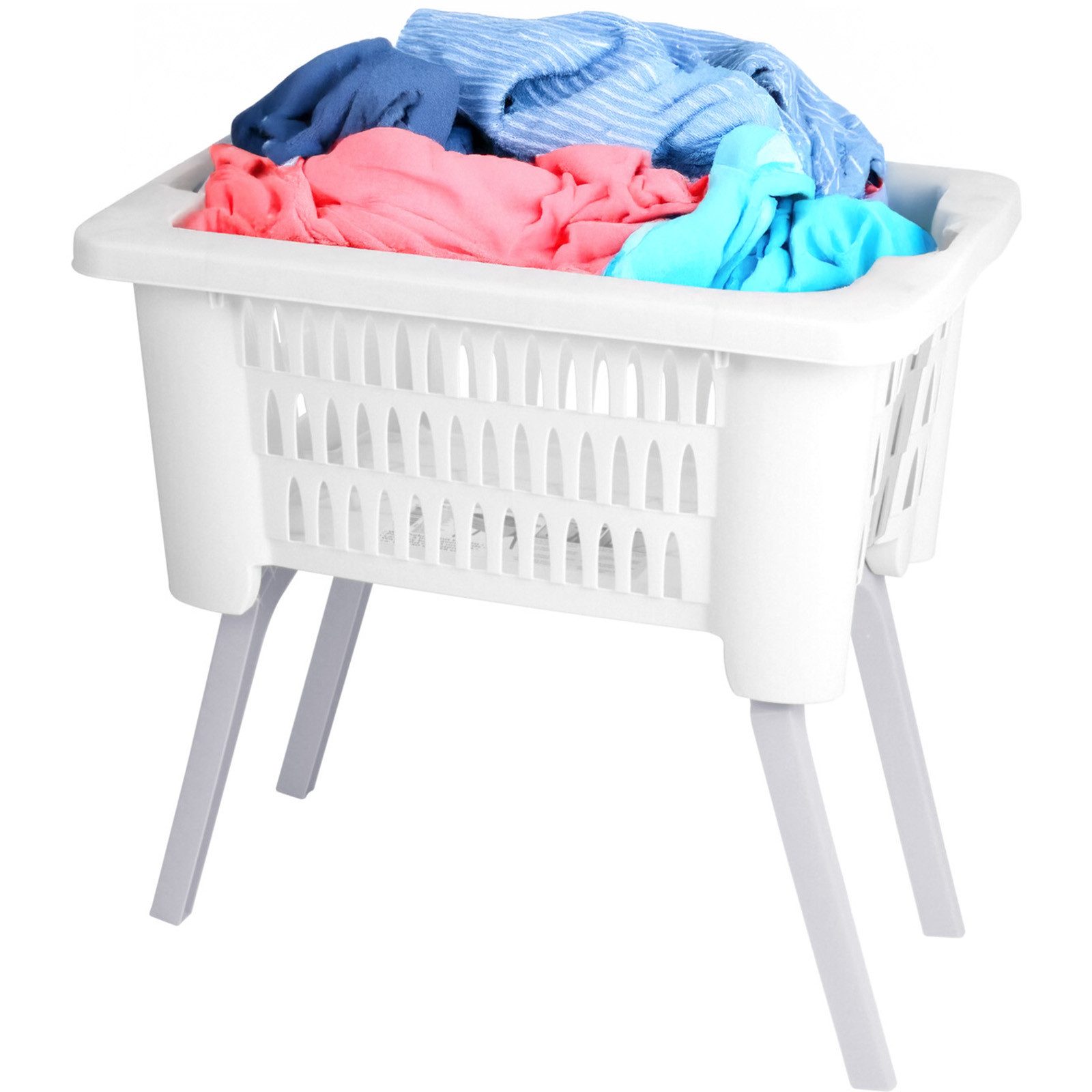 Koopman Wäschekorb Wäschekorb 38 L Weiß günstig online kaufen