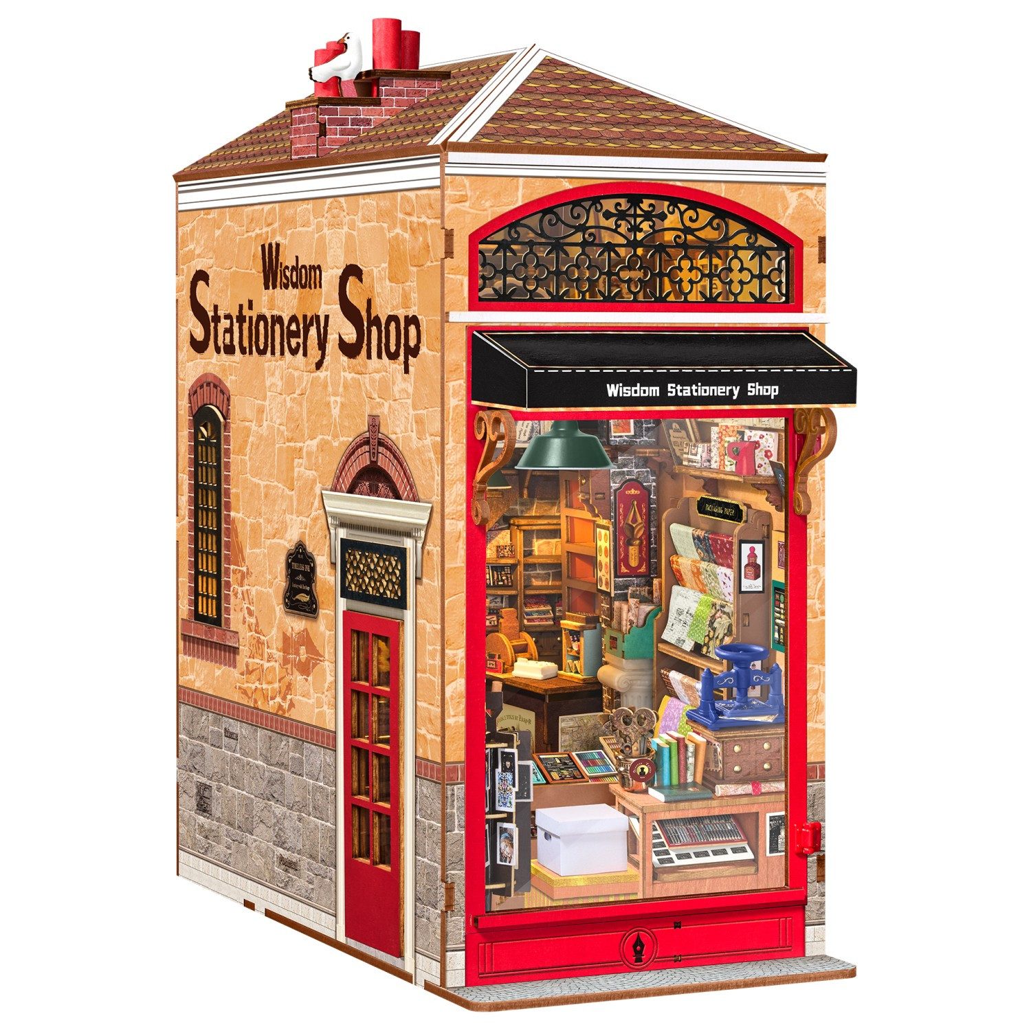 ROLIFE 3D-Puzzle Book Nook Wisdom Stationery Shop, Puzzleteile