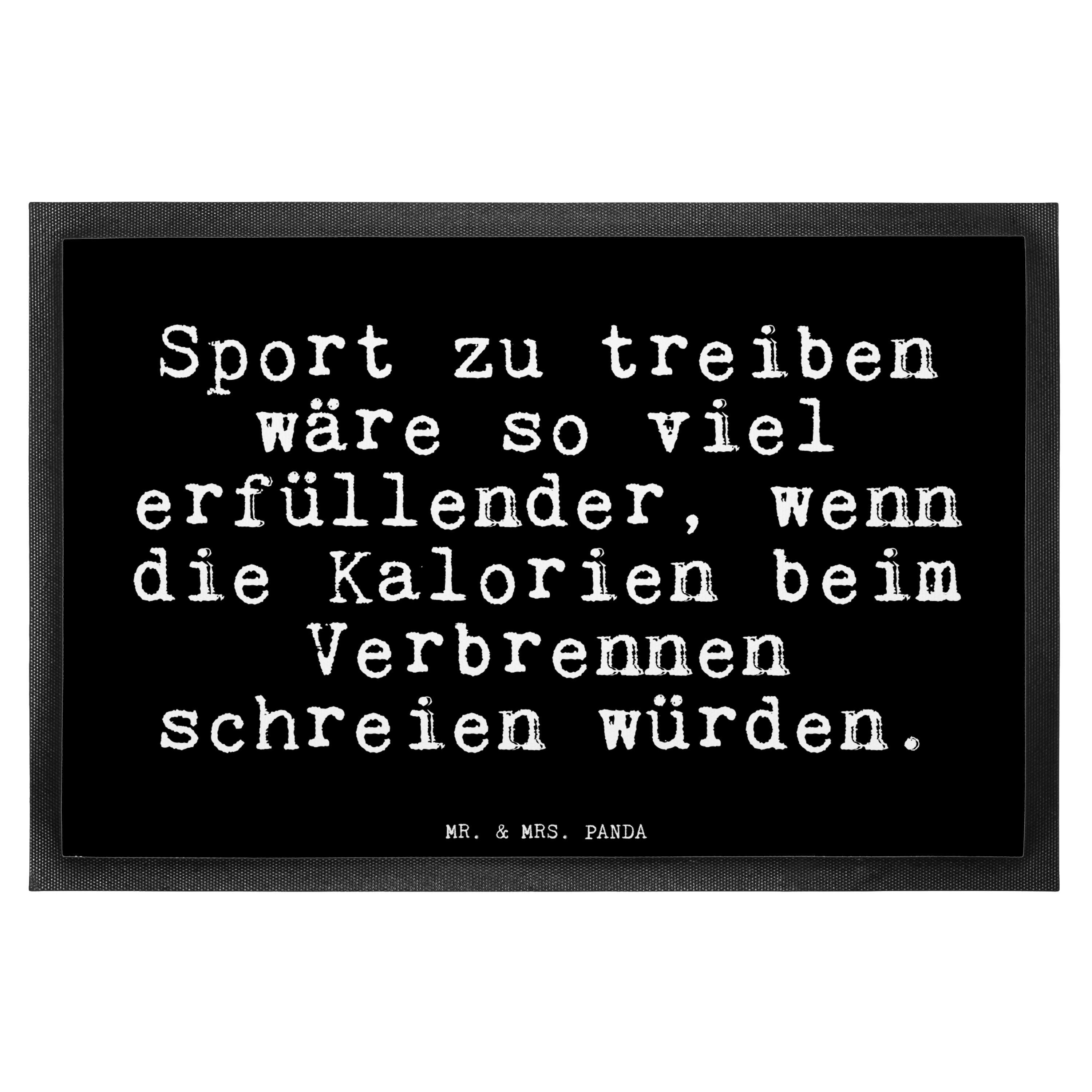Fußmatte »Sport zu treiben wäre... Geschenk, abnehmen, Weisheiten