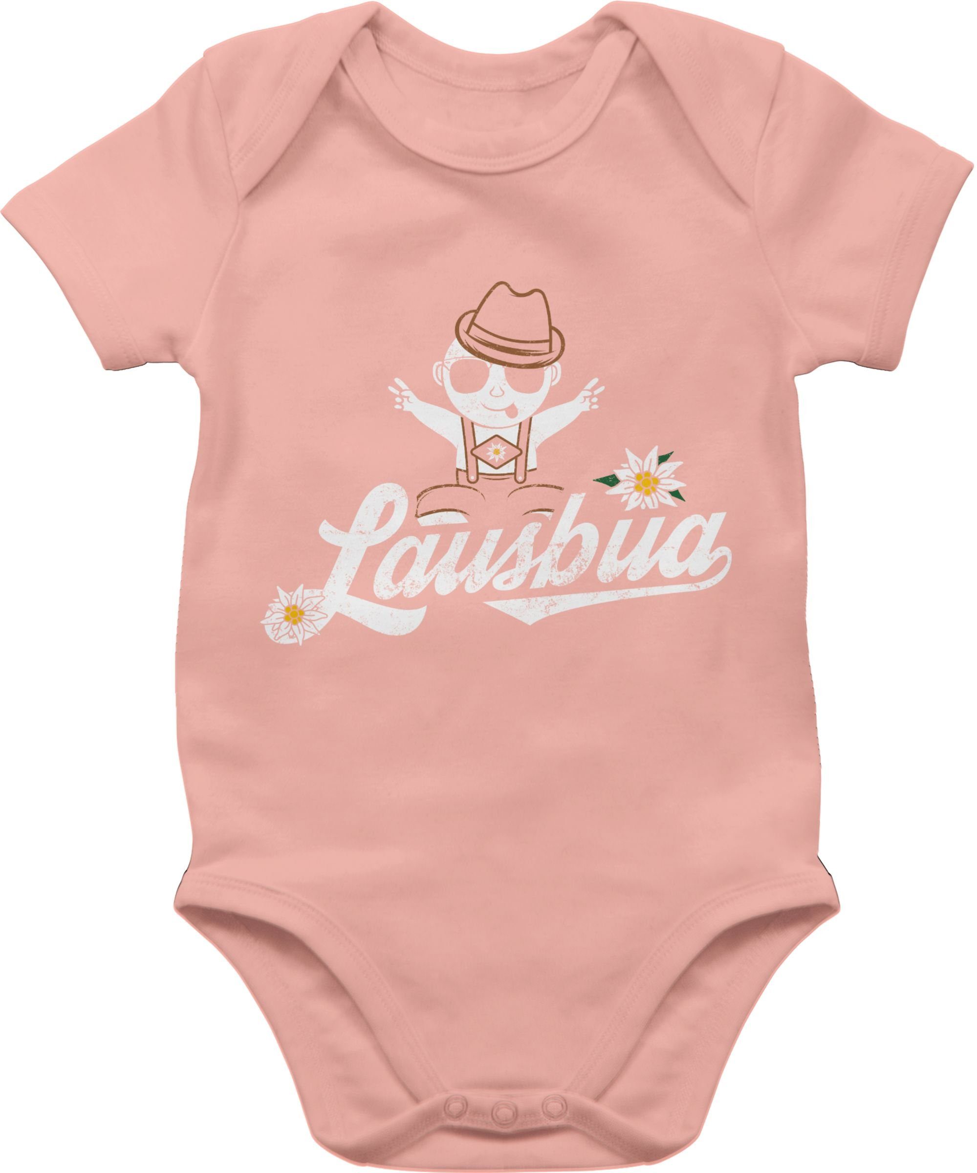 I Oktoberfest Lausbua Babyrosa 3 Outfit Witzig Baby Lustig Shirtbody Baby Shirtracer Mode für Wiesn