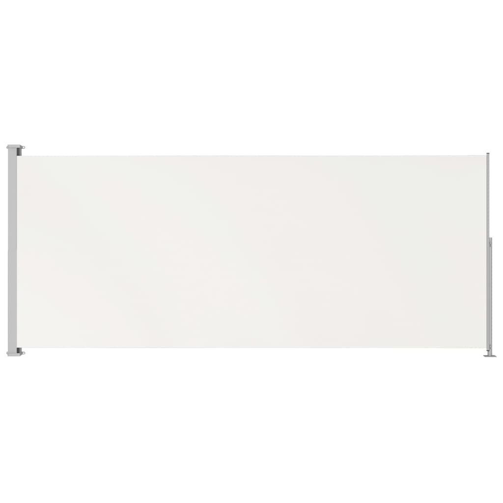 vidaXL Seitenmarkise 200 x 500 cm Seitenmarkise Ausziehbar 200x500 cm Creme
