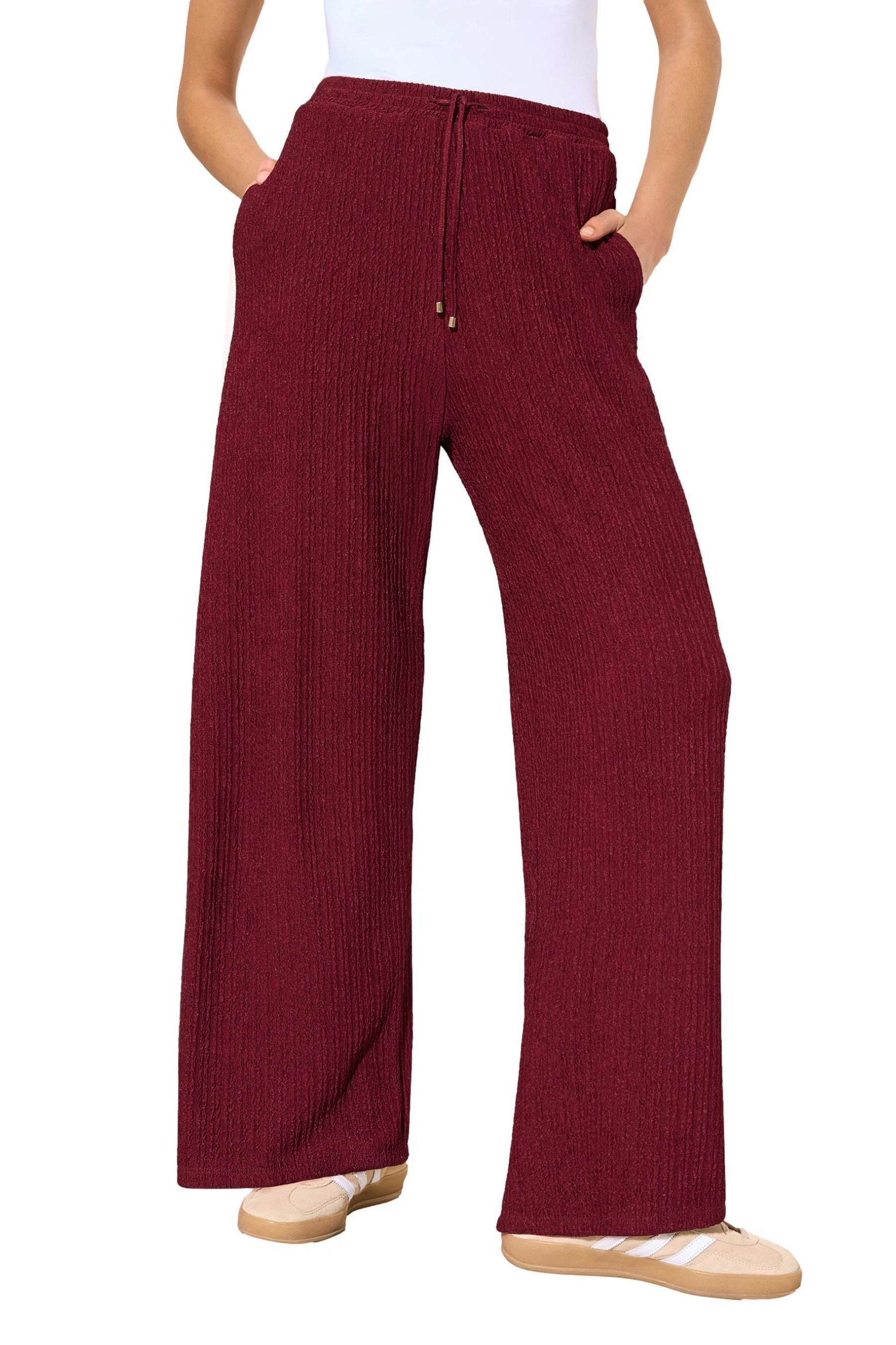 Friends Like These Dehnbund-Hose Friends Like These Hose mit weitem Bein, Regular (1-tlg)