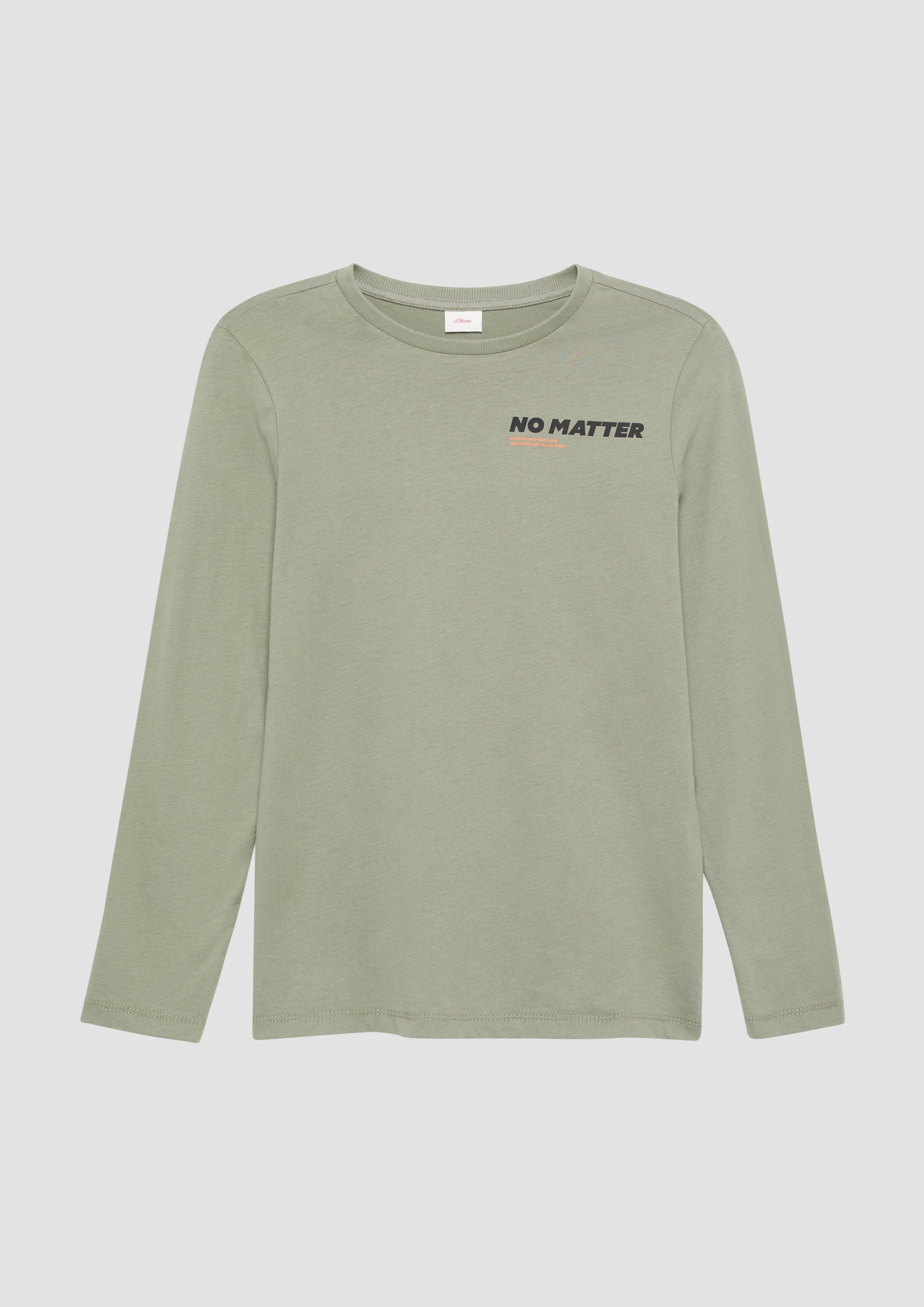 Langarmshirt Longsleeve mit Rückenprint