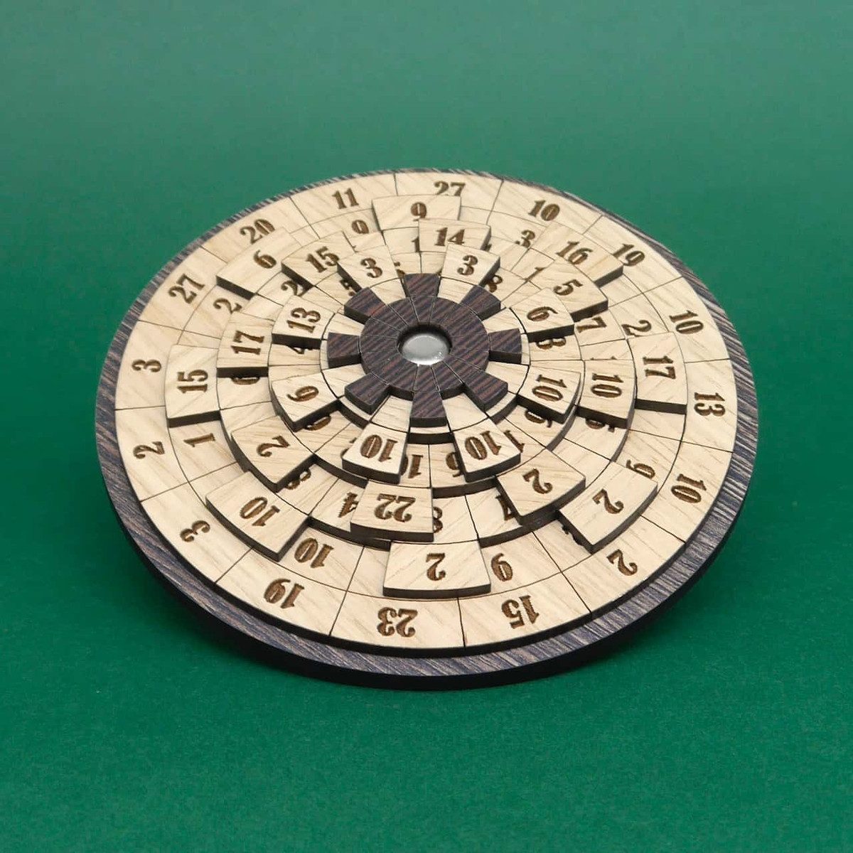 ROMBOL Denkspiele Spiel THALES - mathematisches Dreh-Puzzle, Knobelspiel, Holzpuzzle