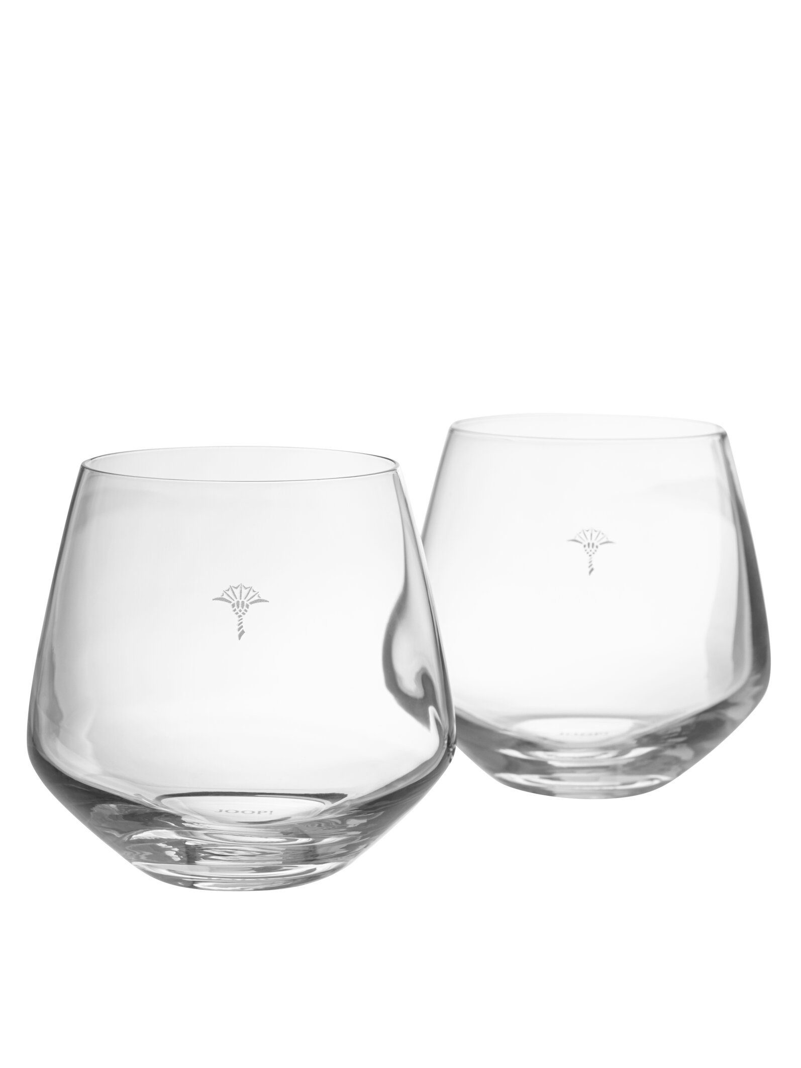 JOOP! Glas JOOP! LIVING - SINGLE CORNFLOWER Wasserglas 2er Set, Glas