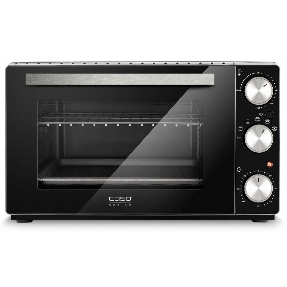 Classic Minibackofen Design schwarz Caso - TO Mini-Backofen - 26