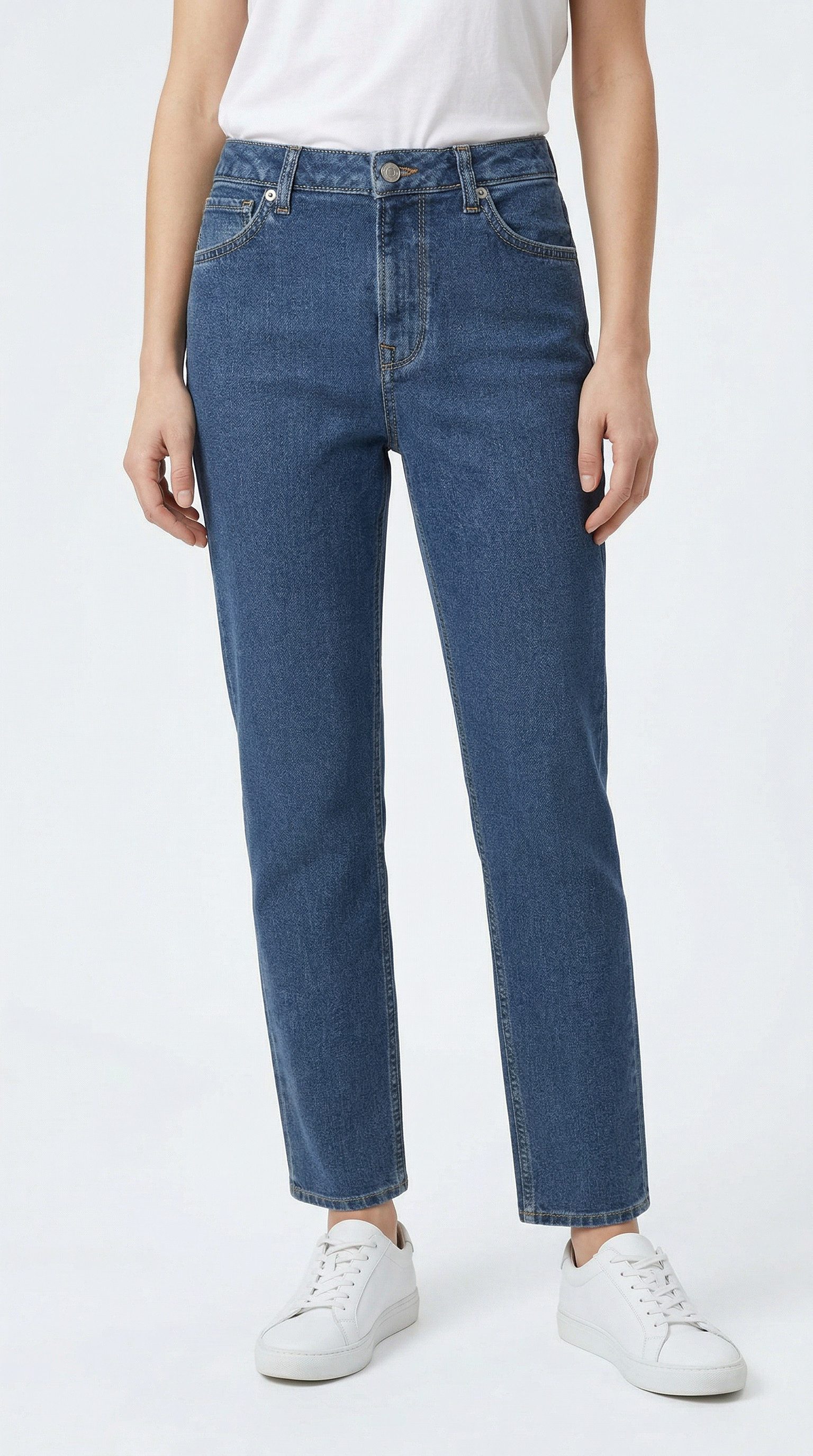 High-waist-Jeans TAPERED JEANS HW