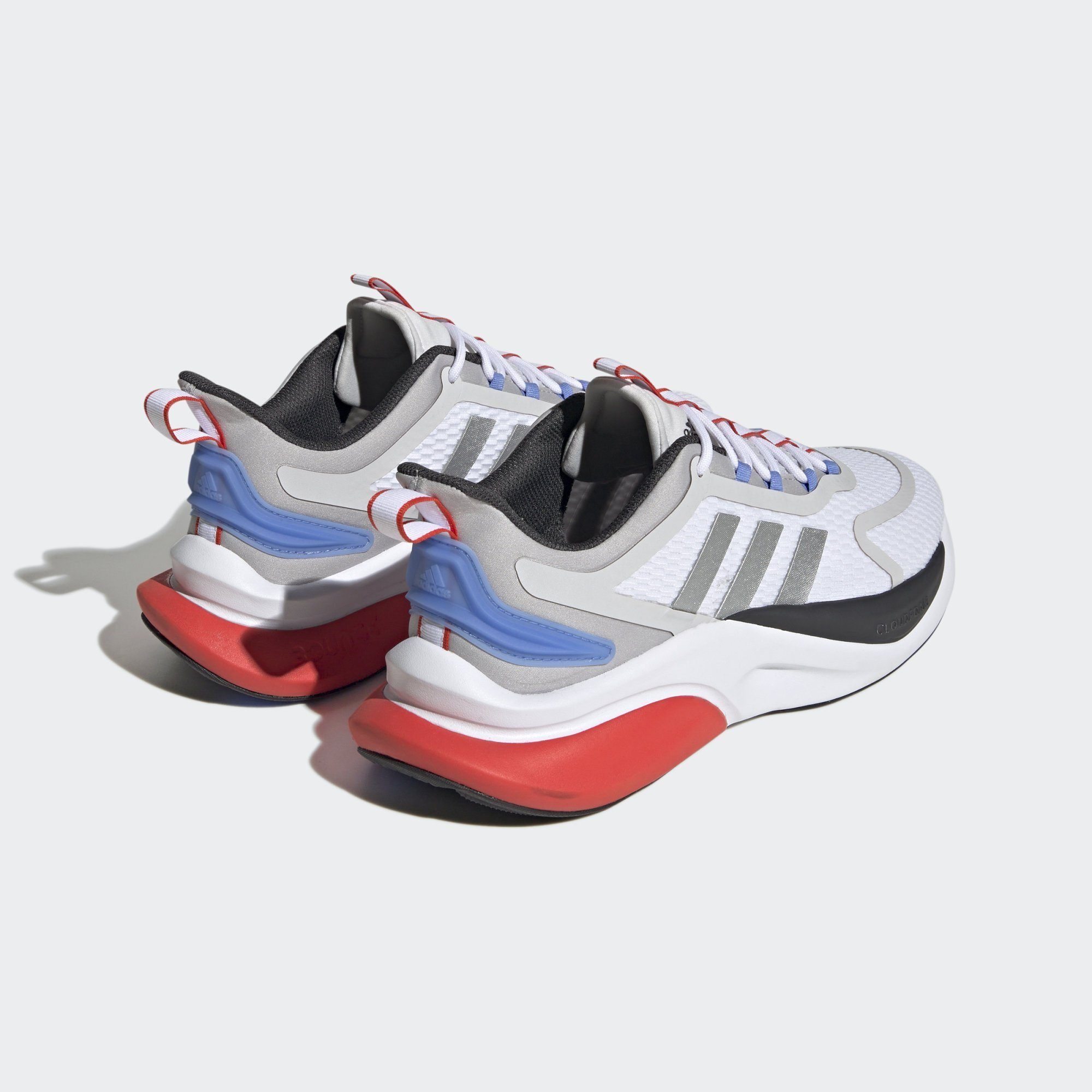 / White adidas Metallic Sportswear Cloud SCHUH ALPHABOUNCE+ Fusion Silver / Blue BOUNCE Sneaker