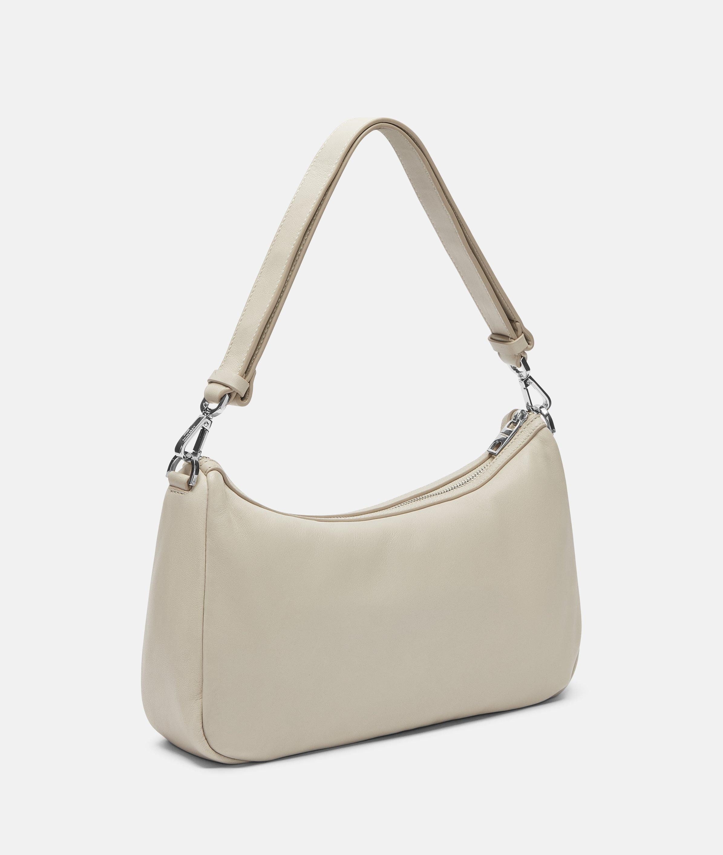 Liebeskind Berlin Schultertasche Maia Hobo M, Mittelgroße Hobo-Bag aus Schafsleder