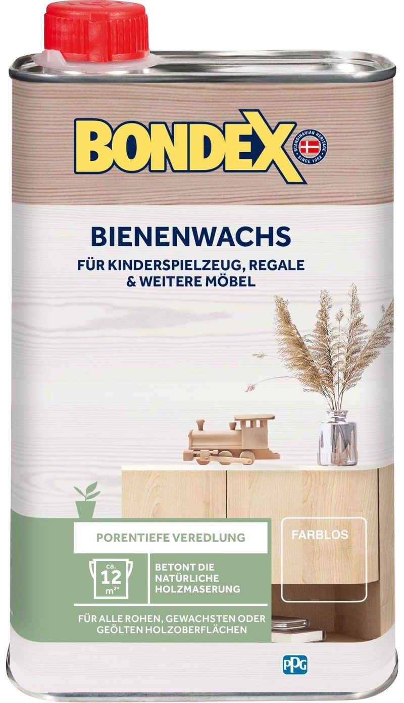 Bondex BIENENWACHS Farblos Schutzwachs, 0,5 l