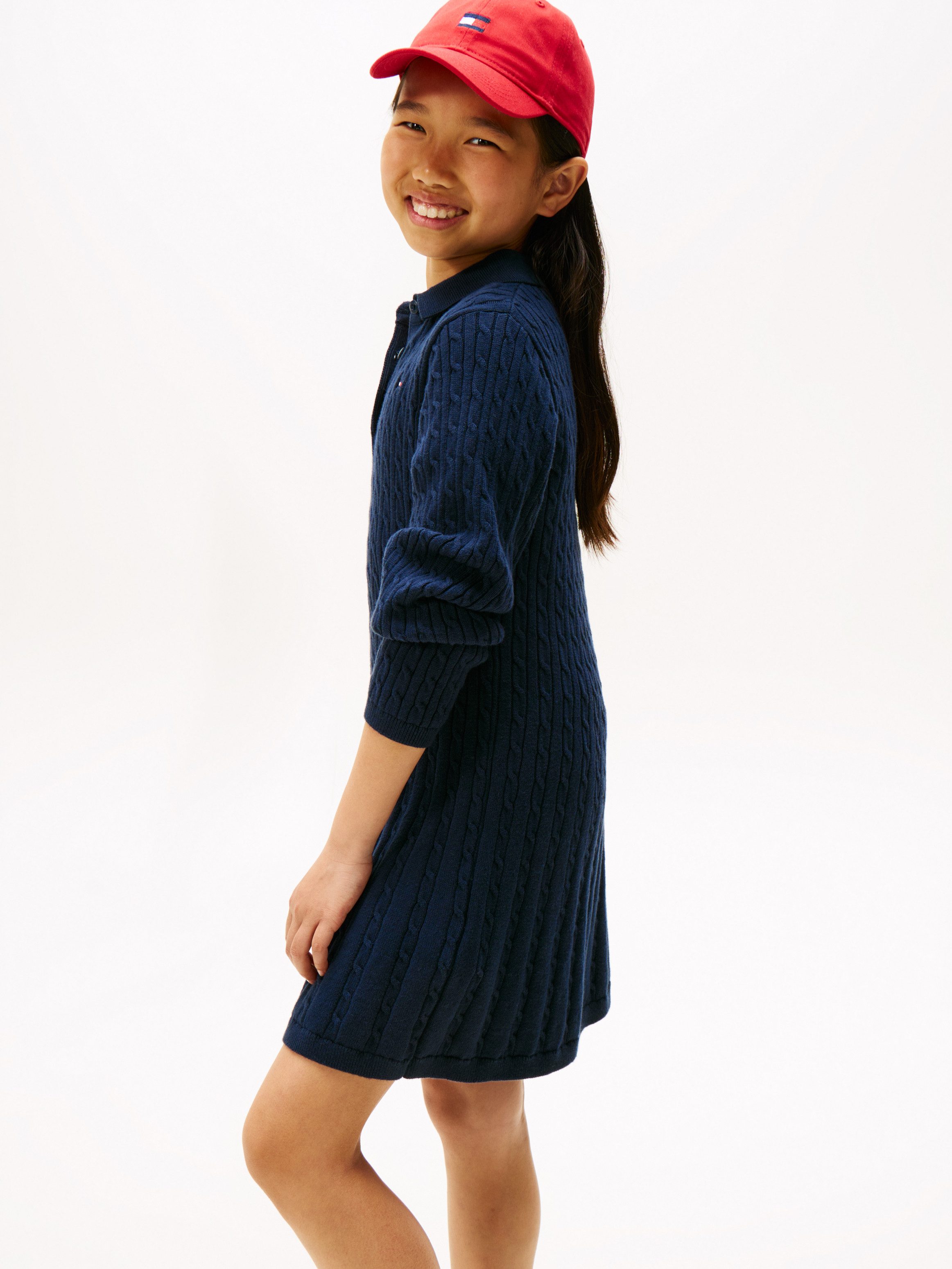 Tommy Hilfiger Strickkleid CABLE SWEATER DRESS Kinder bis 16 Jahre