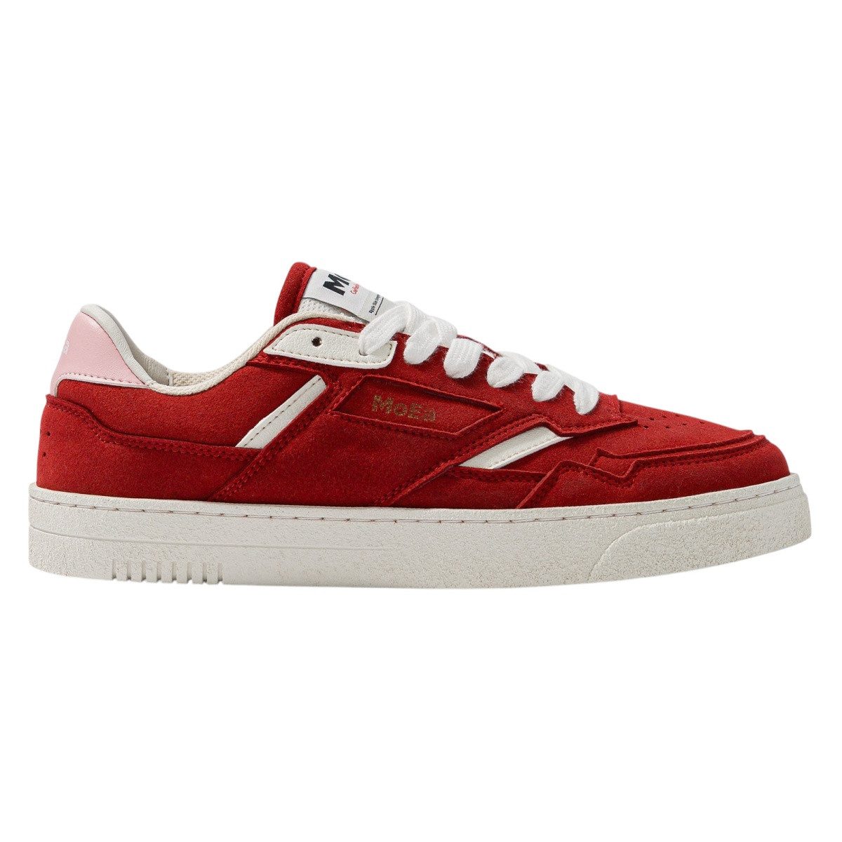 Moea Gen9 - Apple Red&Pink Suede - rot/weiss Sneaker