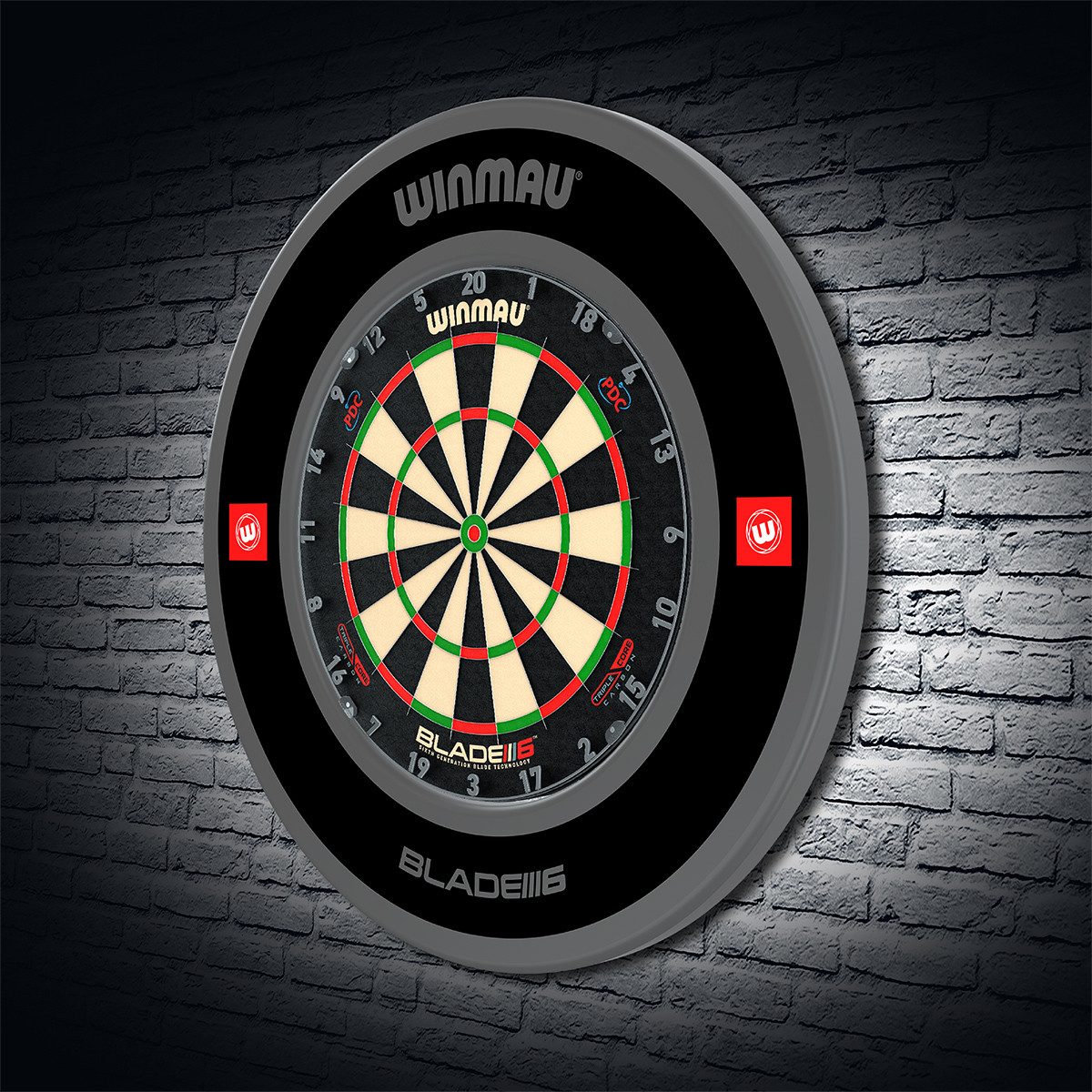 Winmau Dart-Wandschutz Surround Pro-Line 1.0 black 4457, Dartscheibe Dart Scheibe Darts