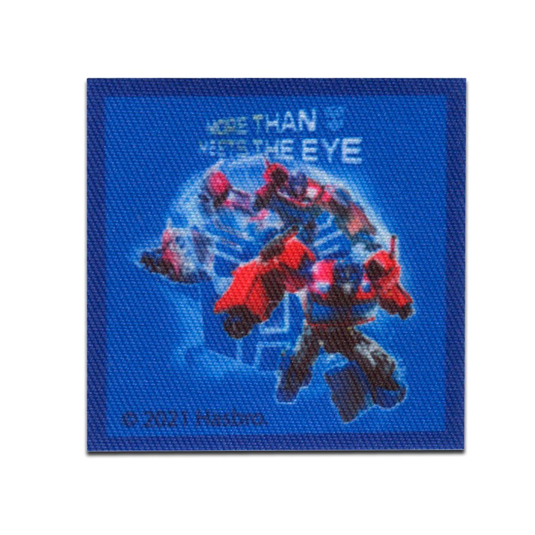 Transformers Aufnäher Bügelbild, Aufbügler, Applikationen, Patches, Flicken, zum aufbügeln, Polyester, Transformers More Than Meets The Eye - Größe: 5,5 x 5,5 cm