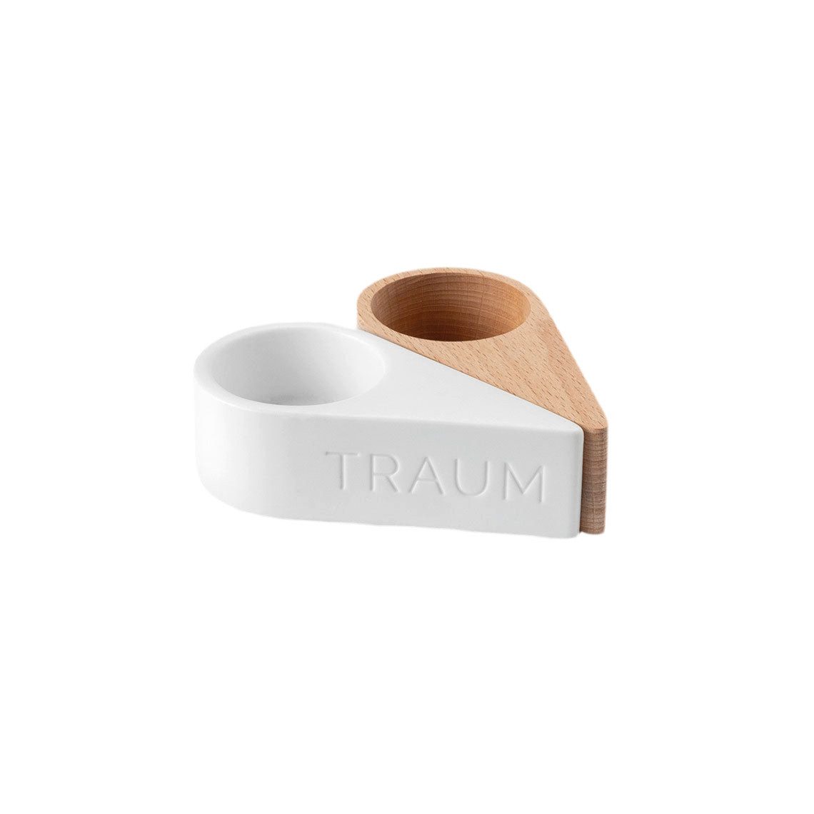 Räder Design Teelichthalter Teelichthalter aus Porzellan und Holz "Traum & Zeit" von räder design