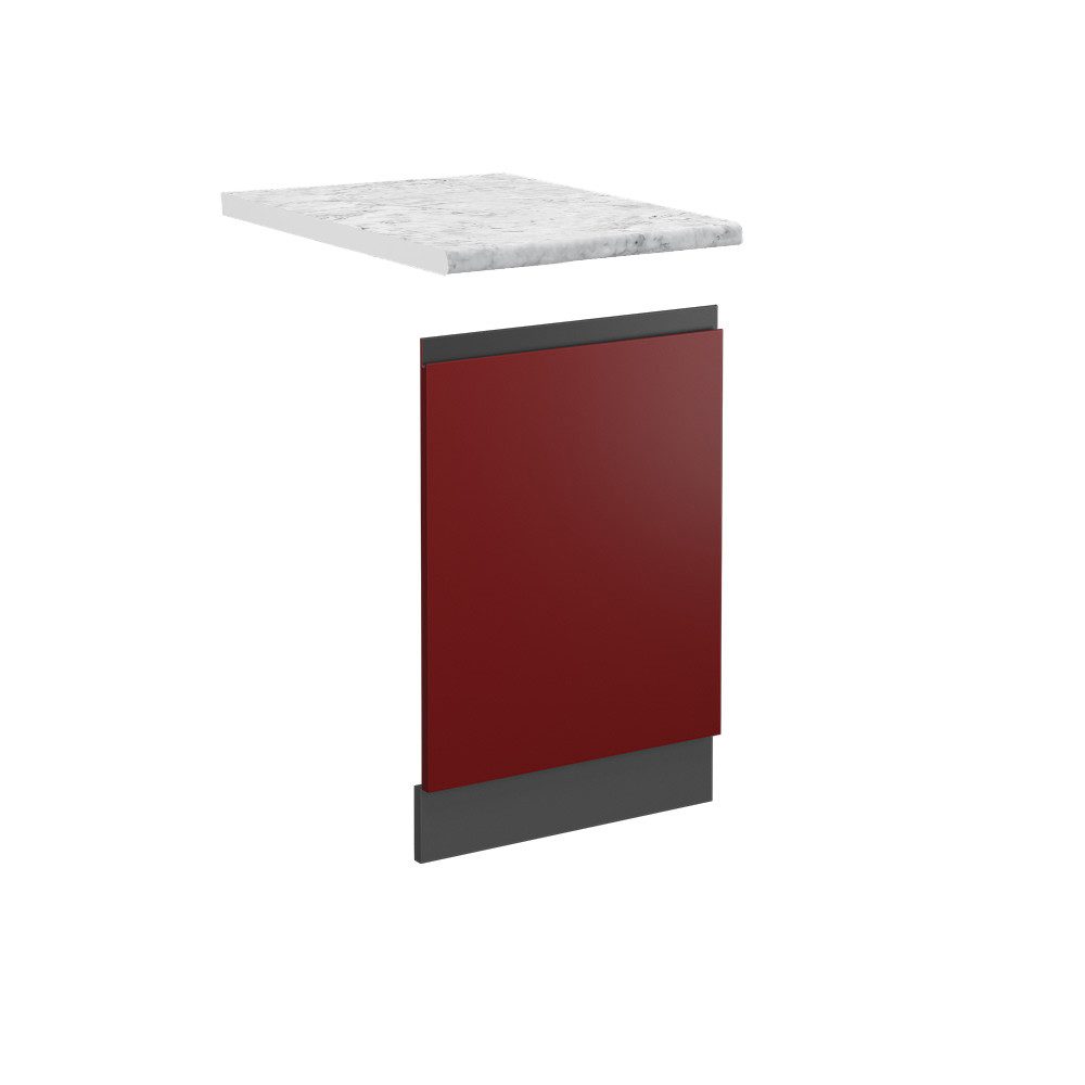 Vicco Frontblende R-Line, Rot/Anthrazit, AP Marmor (1 St)