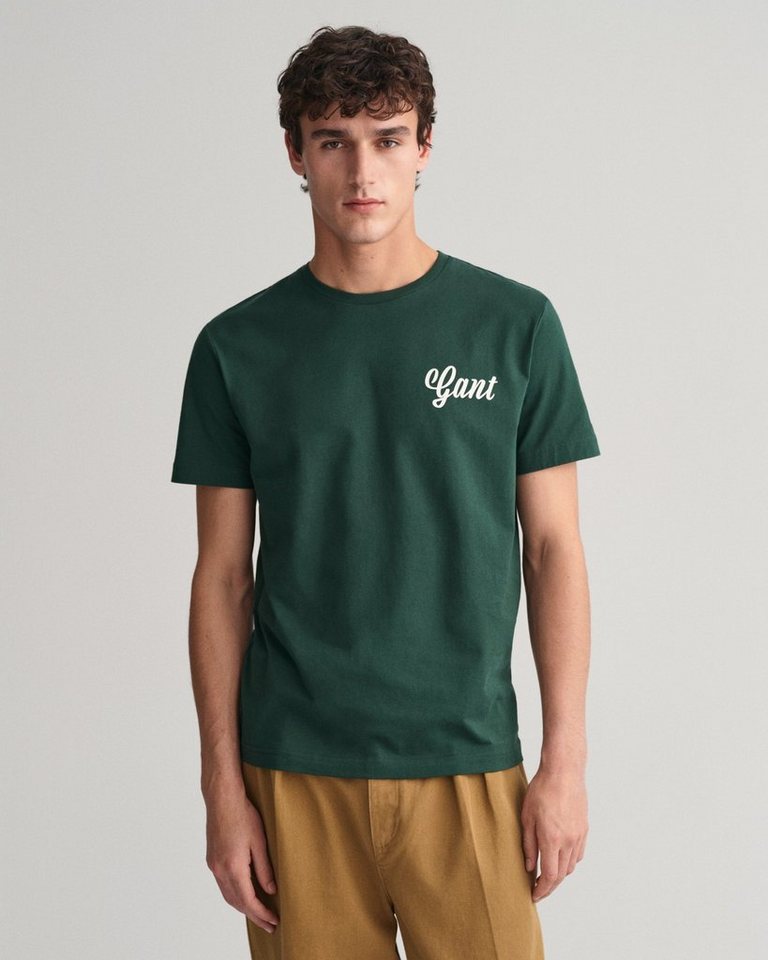 Gant T-Shirt REG SMALL GRAPHIC SS T-SHIRT, Jersey aus Baumwolle