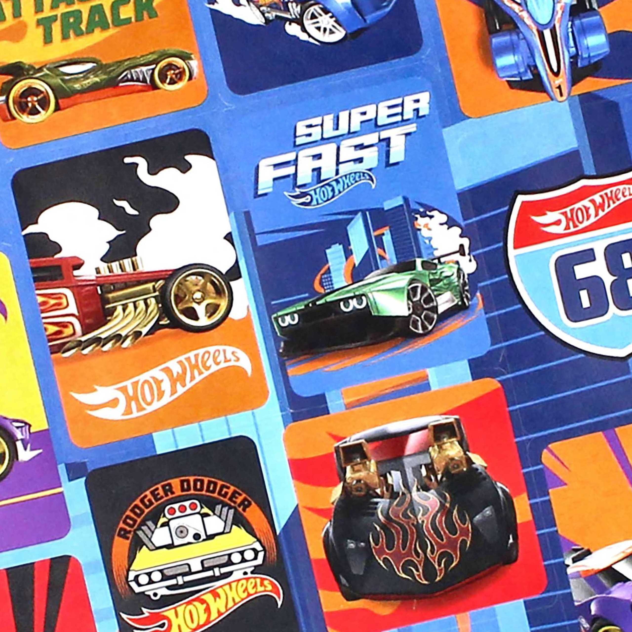 Sarcia.eu Stickerbuch Hot Wheels Aufkleber-Set für Kinder, 3 Blisterpackungen