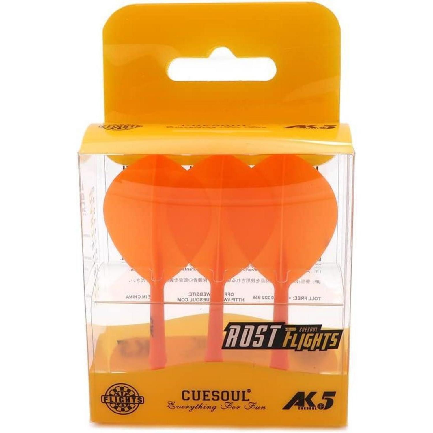 LuxusKollektion Pfeilschaft Dartschäfte Flights Farben Muster S M L 3er TR-Orange-L CSAK-510SDLYS