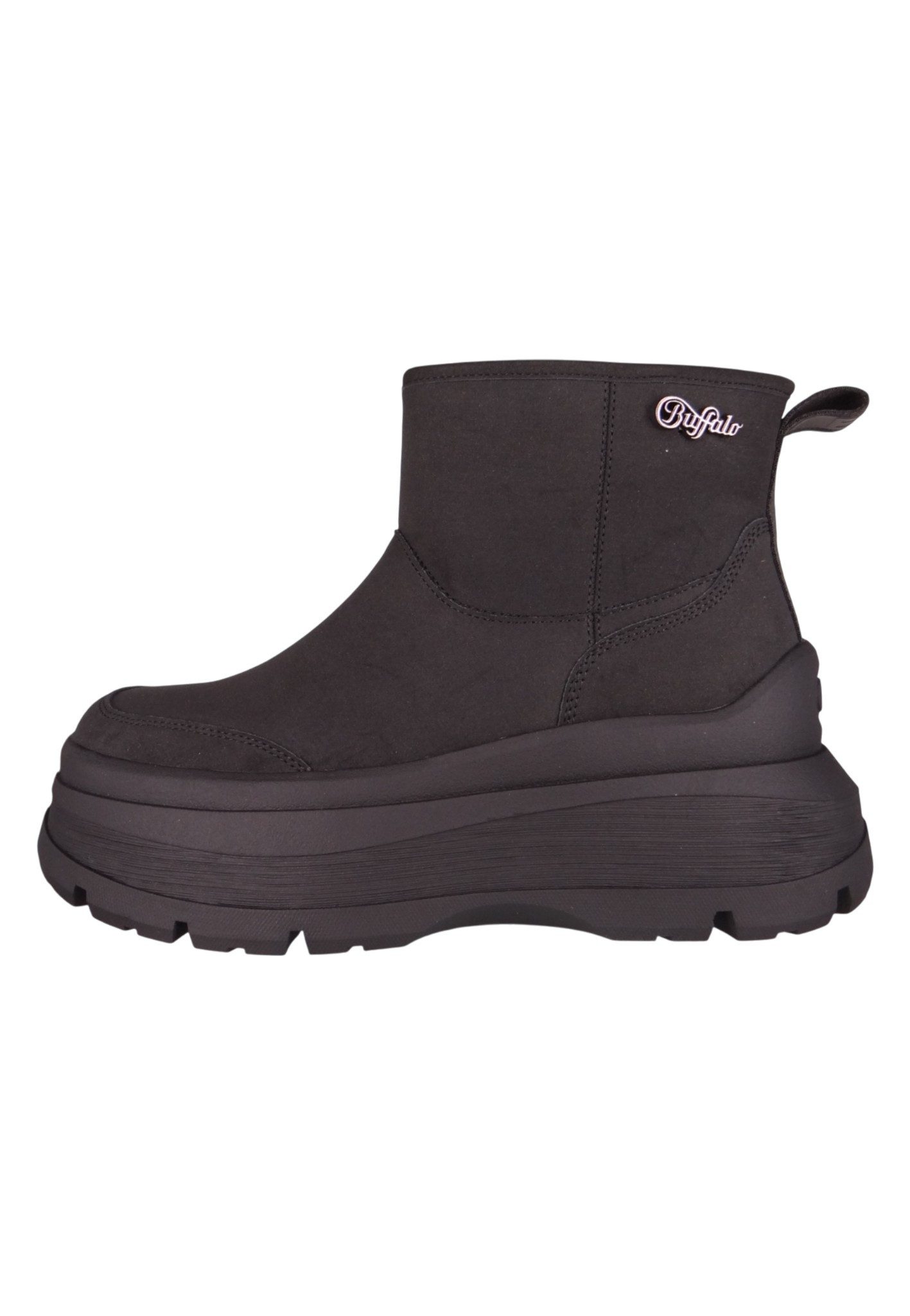 Buffalo 1270146 Olympia Pull on Lo Warm Black Stiefelette