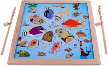 Puzzle Magnetisches Holzpuzzles Angeln: Spaß für 3-5 Jährige, 1 Puzzleteile, Förderung Hand-Auge-Koordination